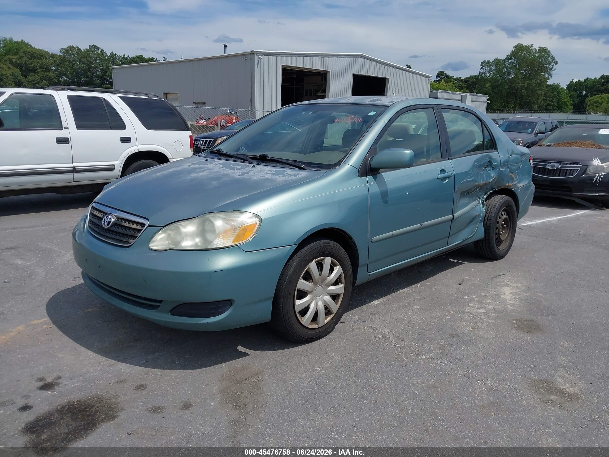 2006 Toyota Corolla Le Light Blue vin: 2T1BR32E06C695684