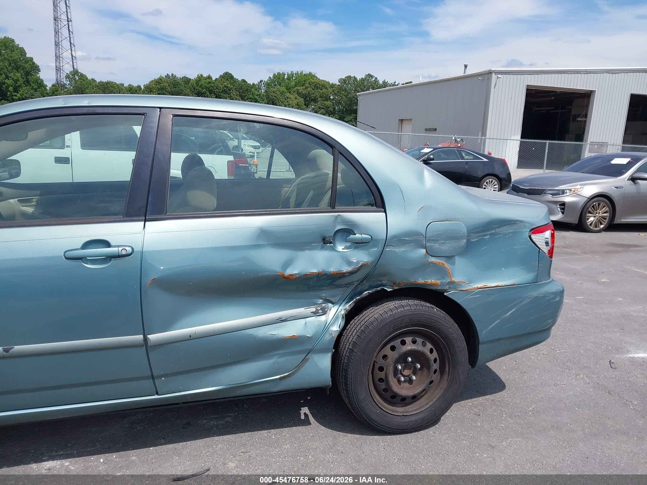 2006 Toyota Corolla Le Light Blue vin: 2T1BR32E06C695684
