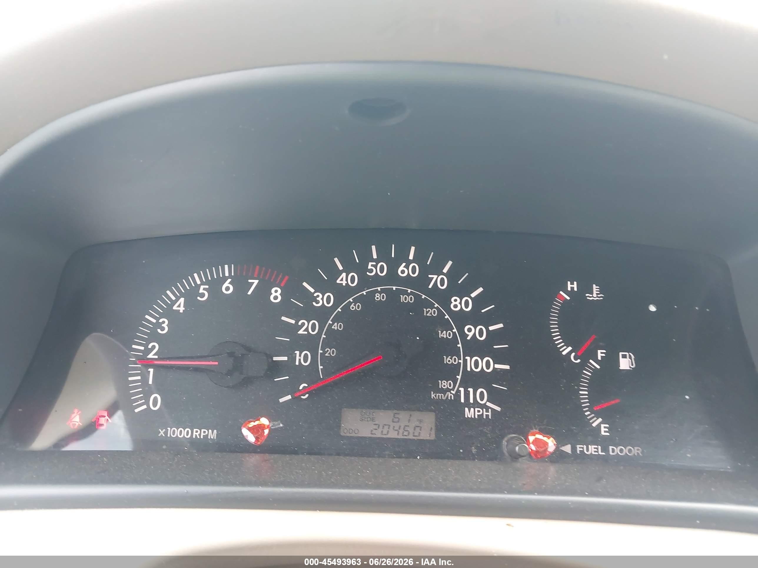 2006 Toyota Corolla Le Gold vin: 2T1BR32E06C698245