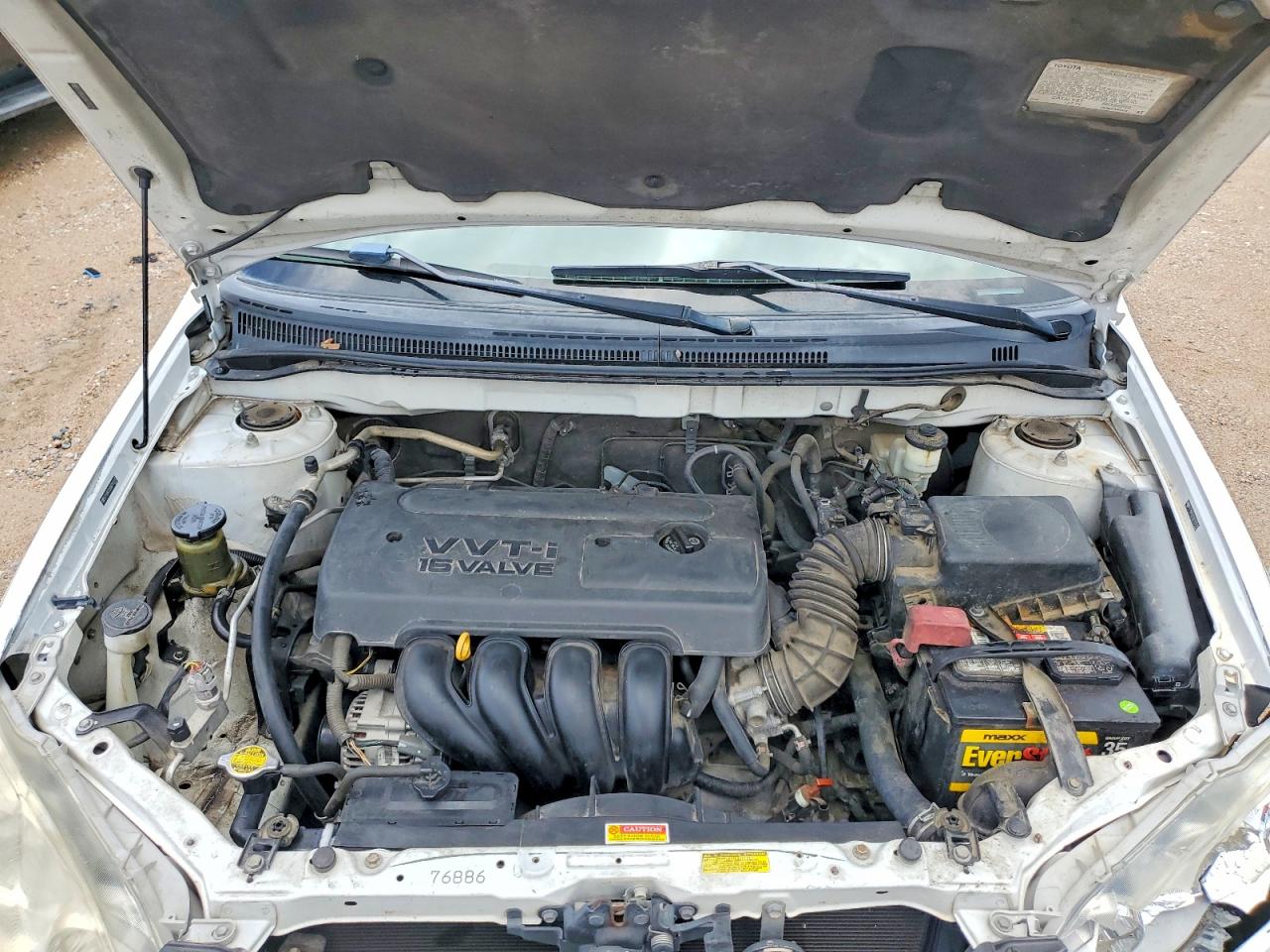 2006 Toyota Corolla Le White vin: 2T1BR32E06C703315
