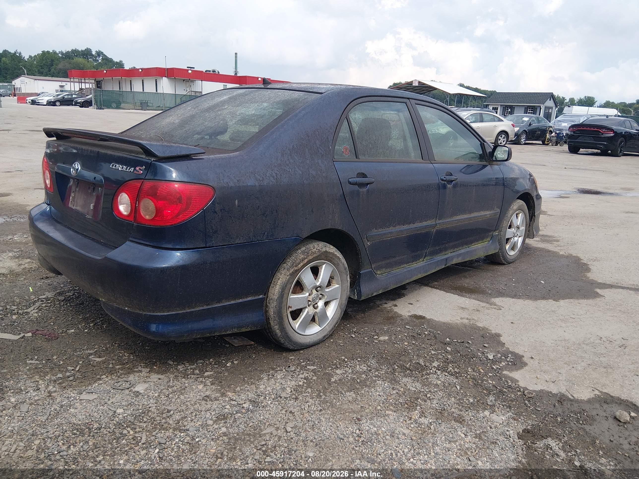 2007 Toyota Corolla S Blue vin: 2T1BR32E07C713554