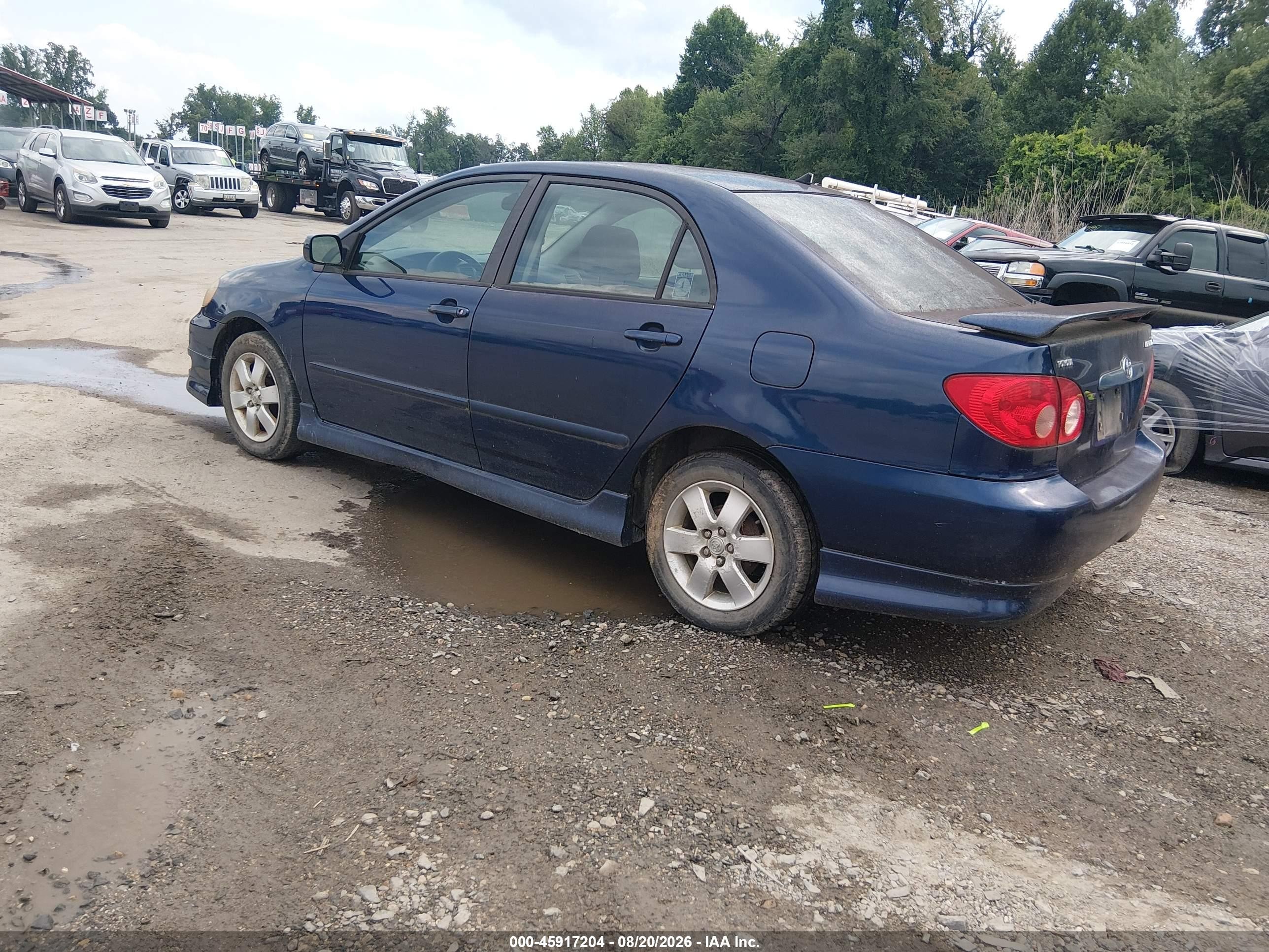 2007 Toyota Corolla S Blue vin: 2T1BR32E07C713554