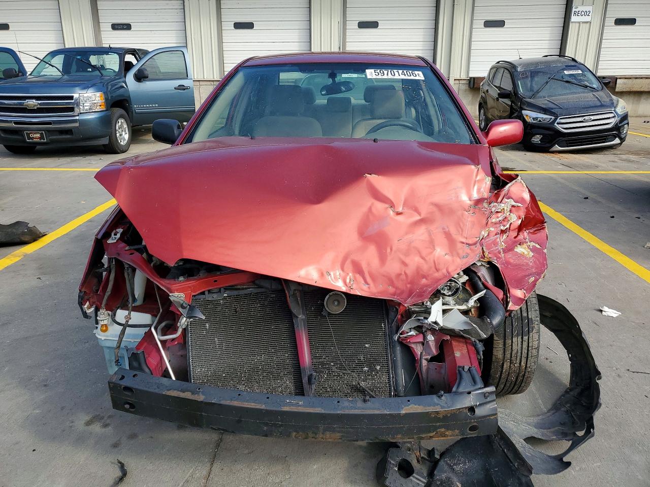 2007 Toyota Corolla Le Red vin: 2T1BR32E07C722805
