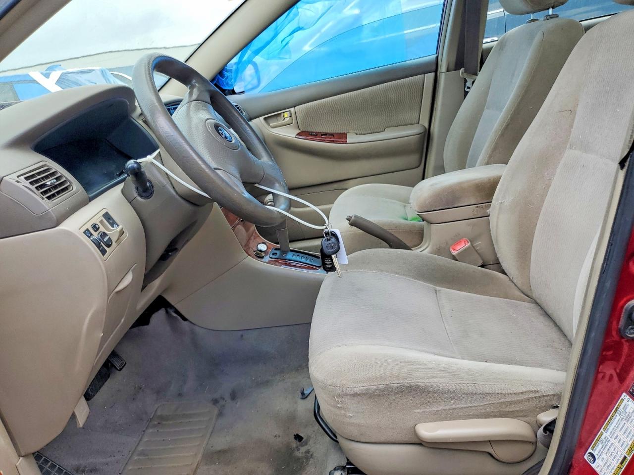 2007 Toyota Corolla Le Red vin: 2T1BR32E07C722805