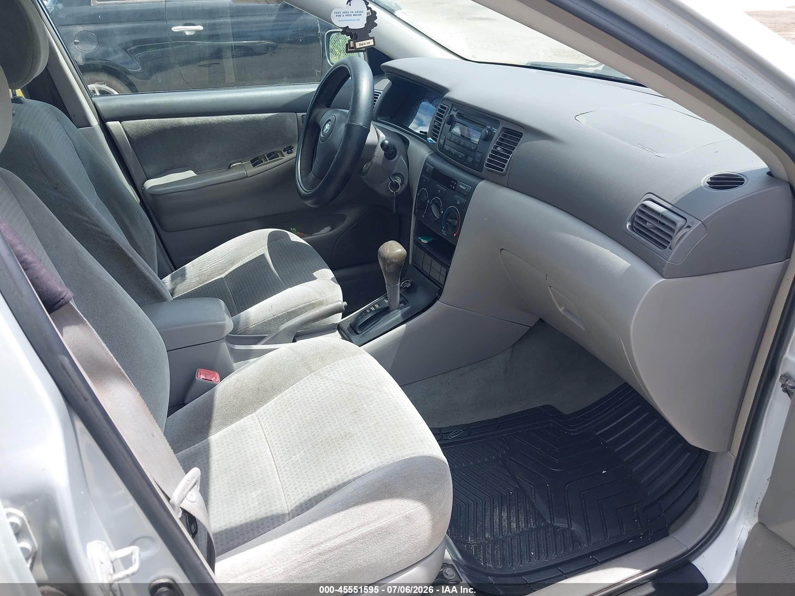 2007 Toyota Corolla Ce Серебряный vin: 2T1BR32E07C764746
