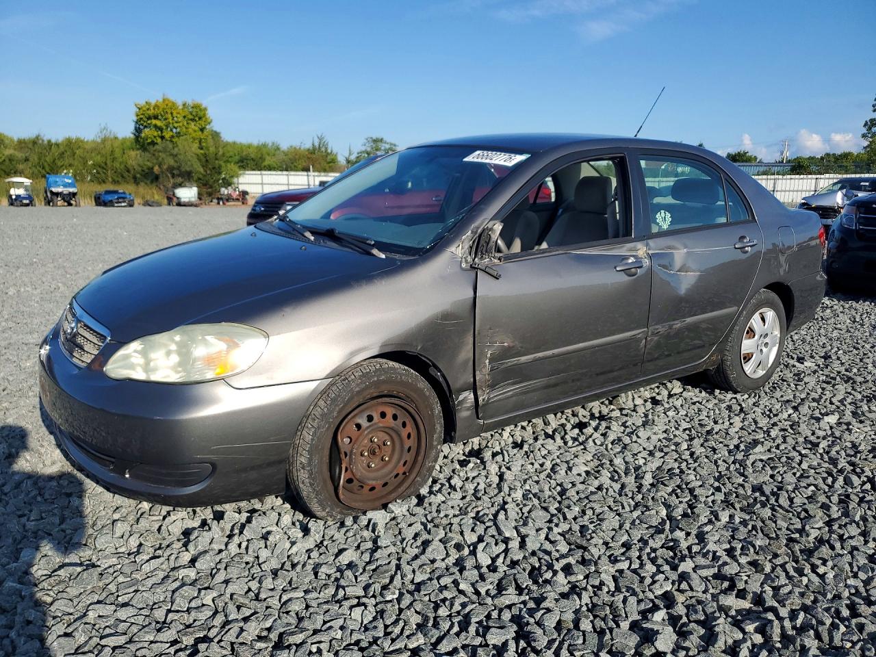 2007 Toyota Corolla Le Gray vin: 2T1BR32E07C776850