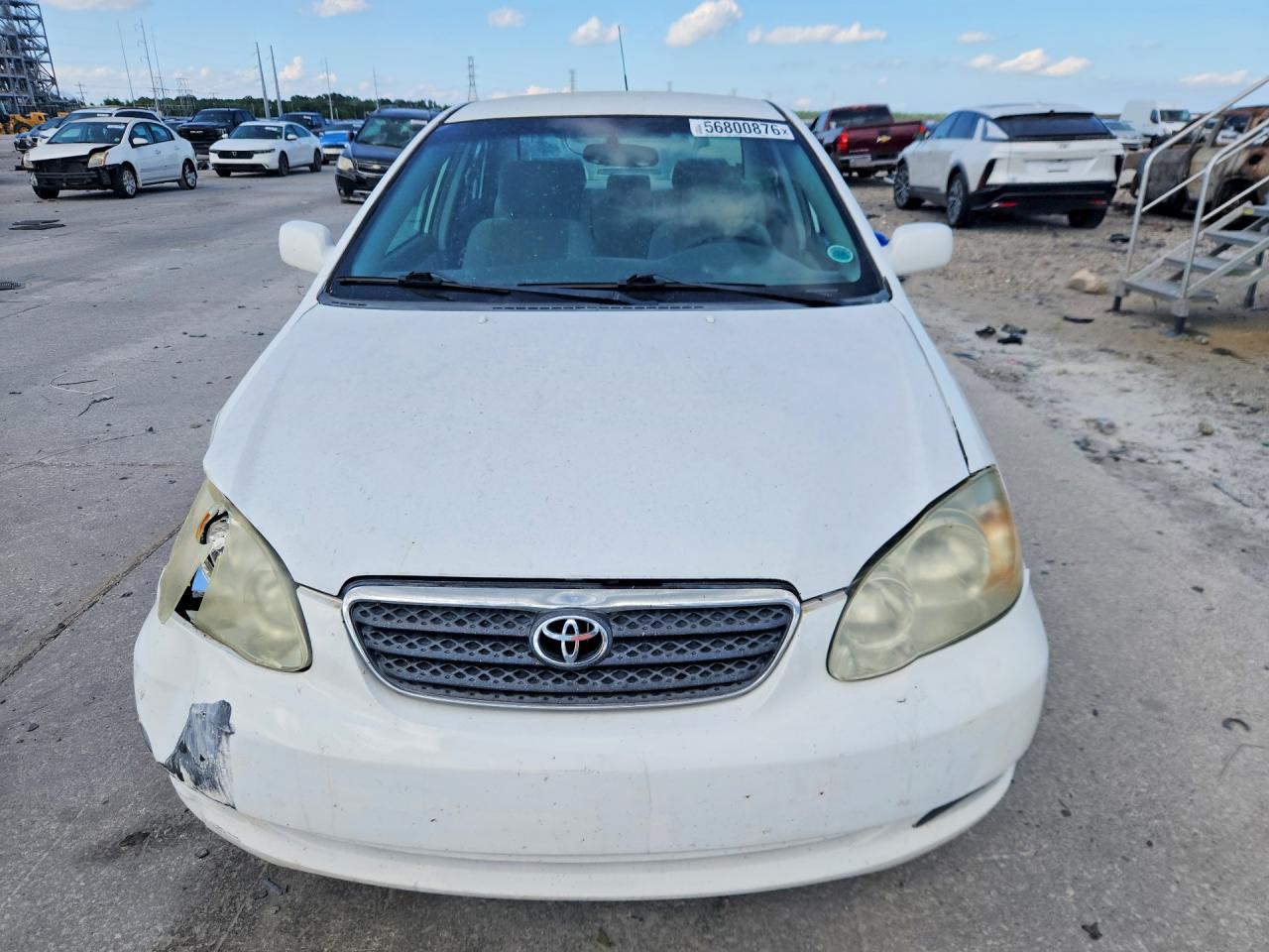 2007 Toyota Corolla Le White vin: 2T1BR32E07C779828