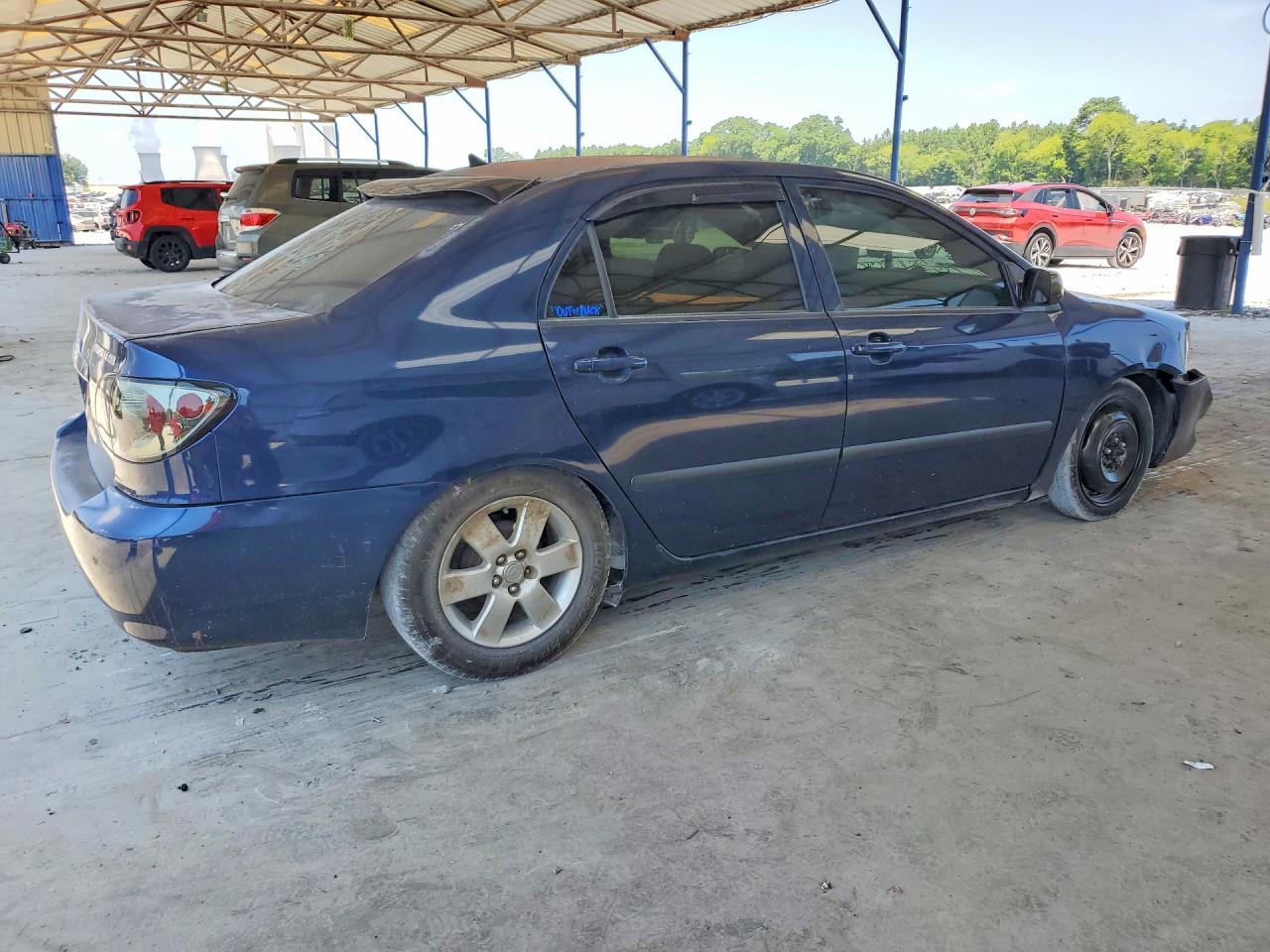 2007 Toyota Corolla Ce Blue vin: 2T1BR32E07C781160