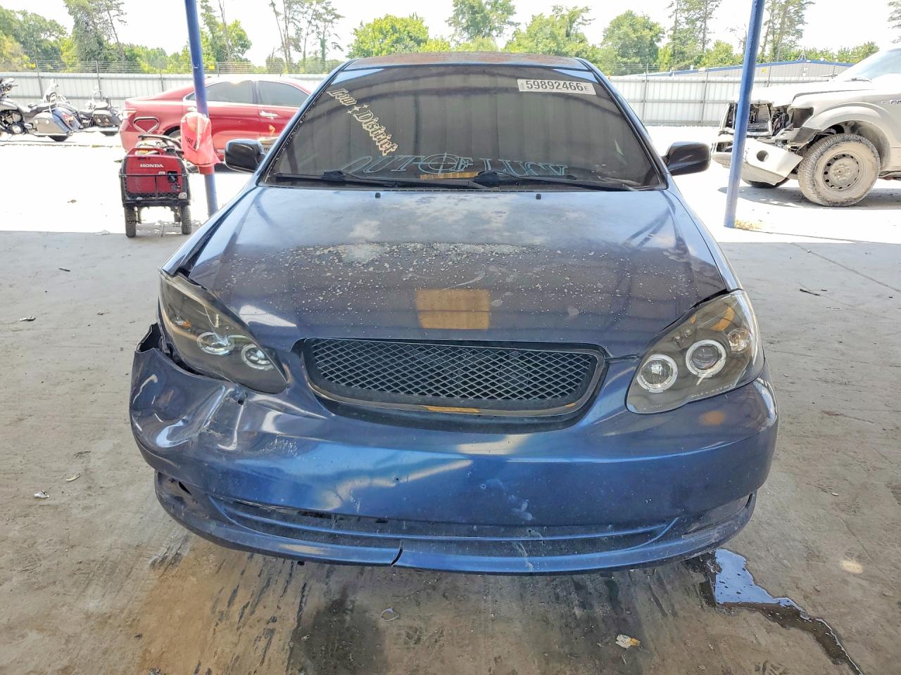 2007 Toyota Corolla Ce Blue vin: 2T1BR32E07C781160