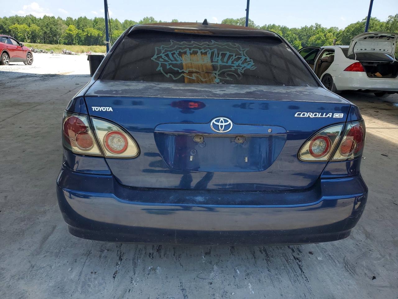 2007 Toyota Corolla Ce Blue vin: 2T1BR32E07C781160