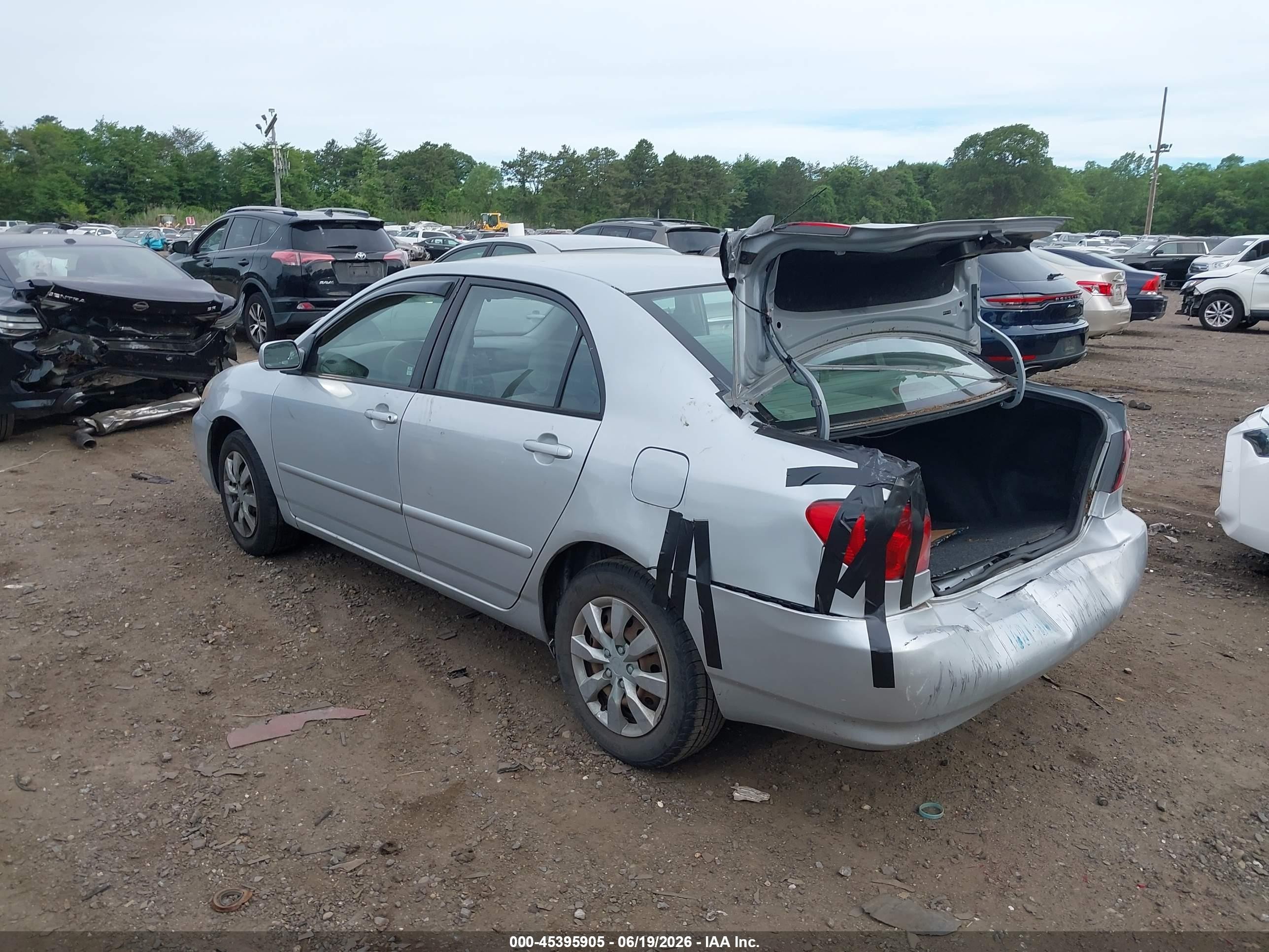 2007 Toyota Corolla Le Silver vin: 2T1BR32E07C789047