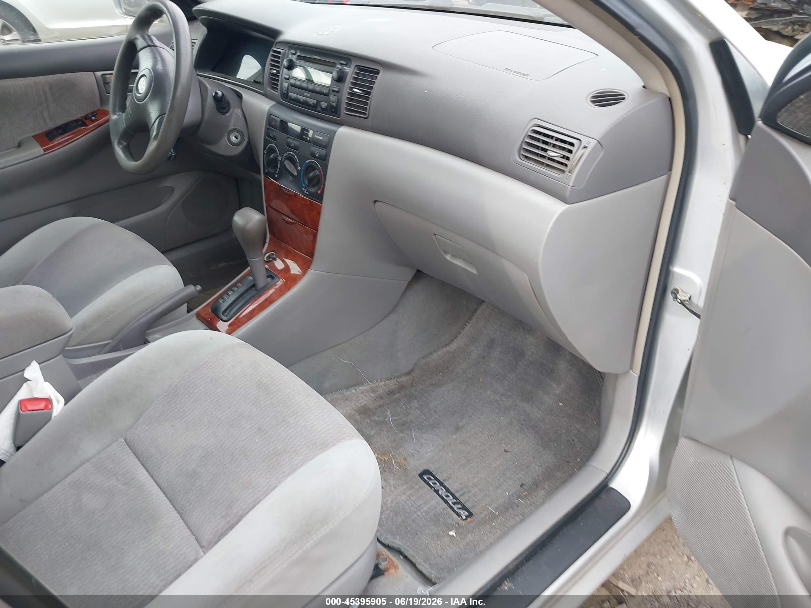 2007 Toyota Corolla Le Silver vin: 2T1BR32E07C789047