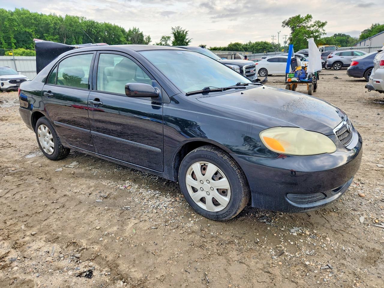 2007 Toyota Corolla Ce Black vin: 2T1BR32E07C792157