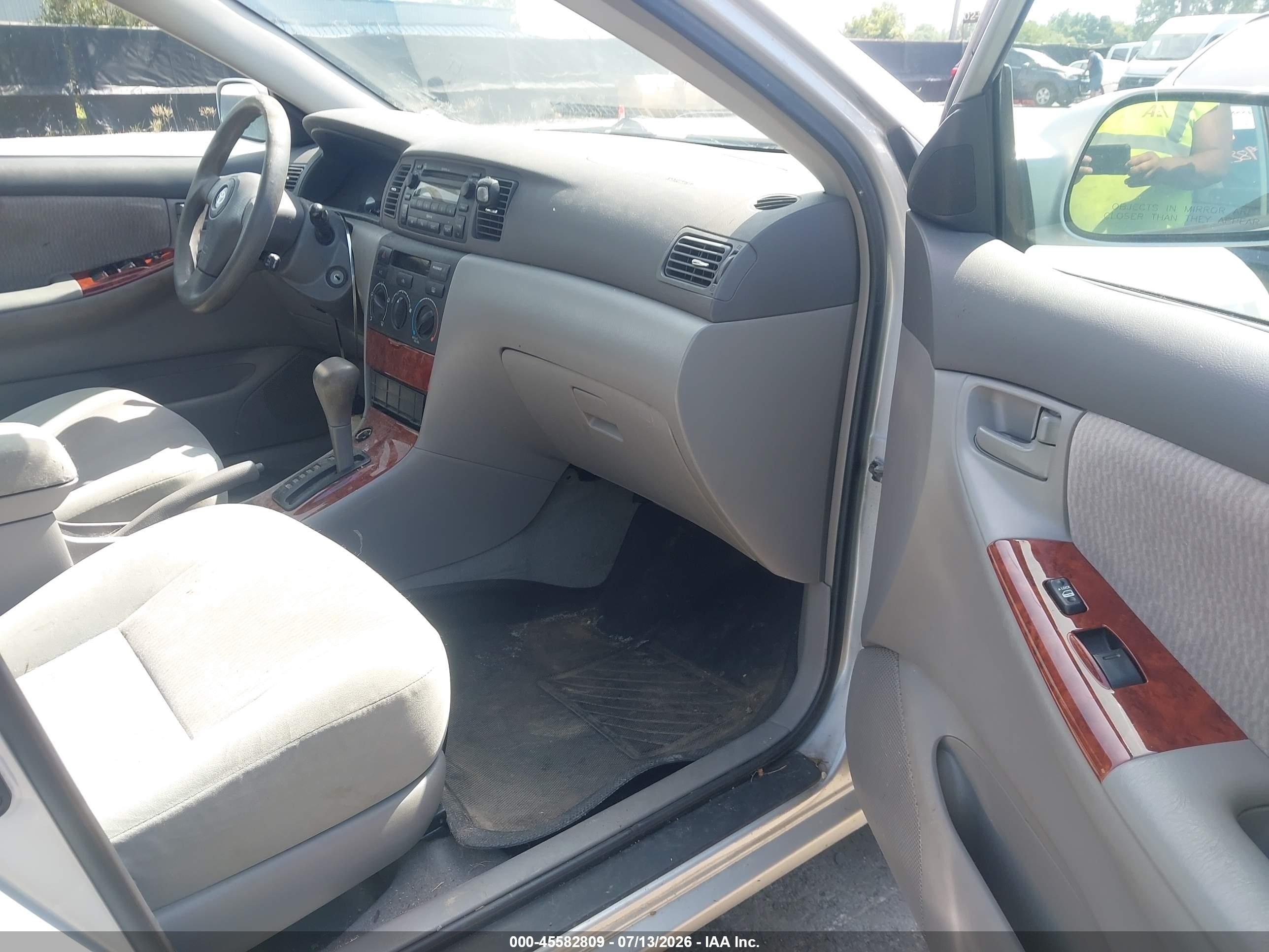 2007 Toyota Corolla Le Silver vin: 2T1BR32E07C795141
