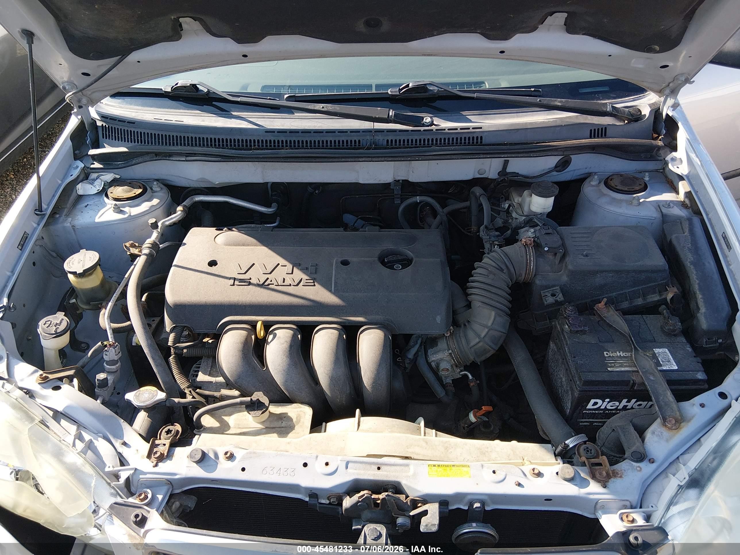 2007 Toyota Corolla Ce Silver vin: 2T1BR32E07C796256