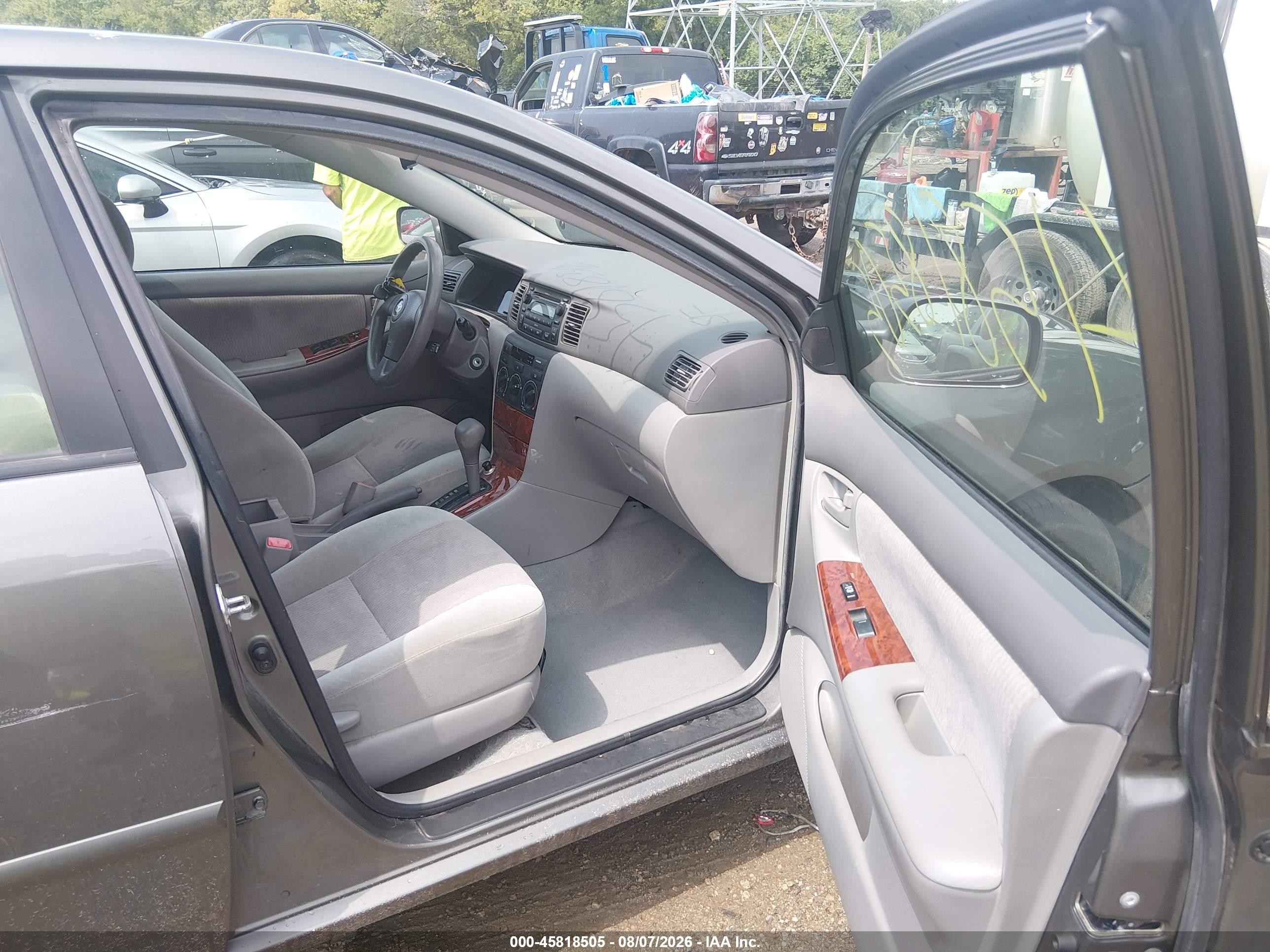2007 Toyota Corolla Le Серый vin: 2T1BR32E07C797911