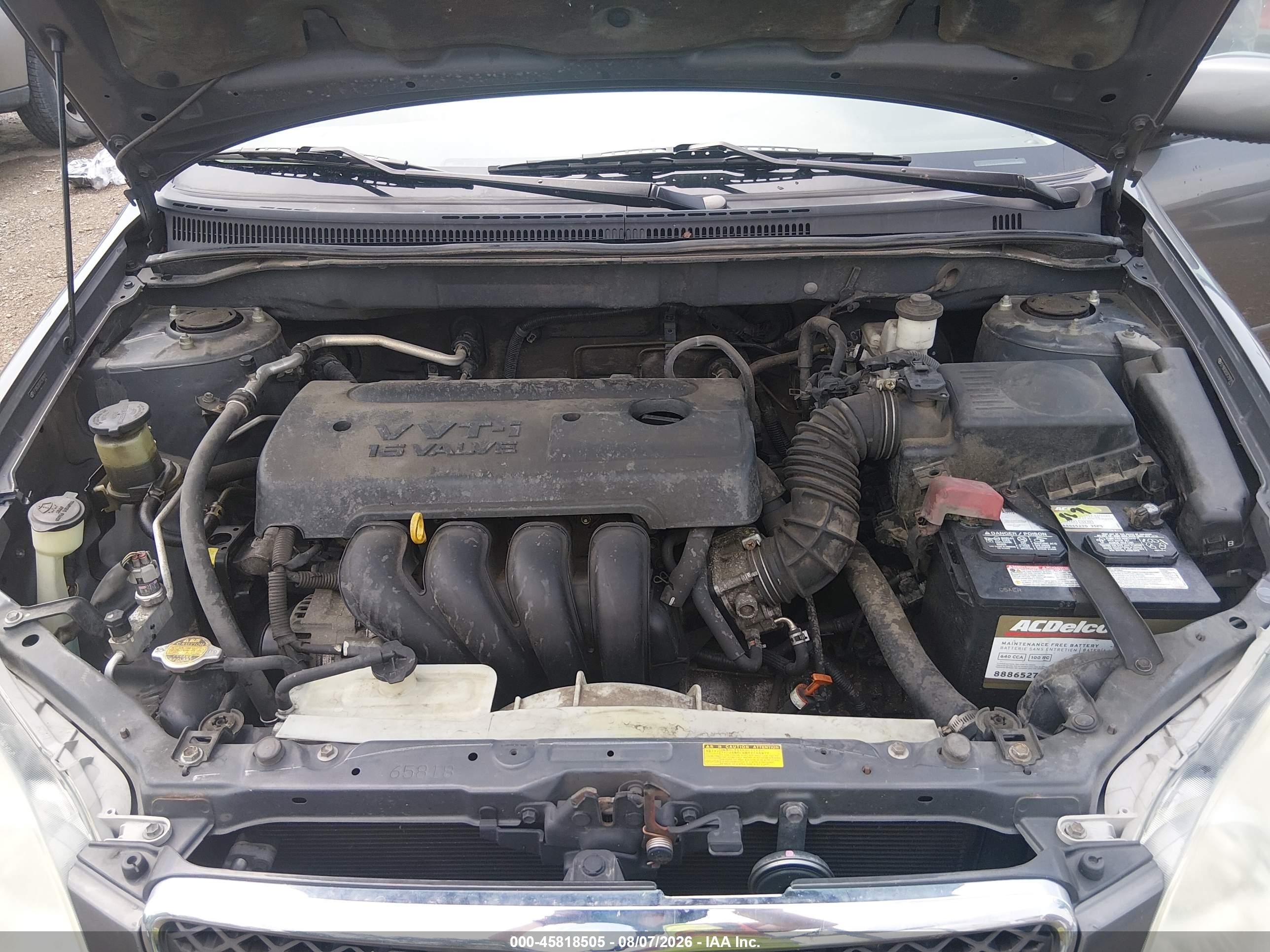 2007 Toyota Corolla Le Серый vin: 2T1BR32E07C797911