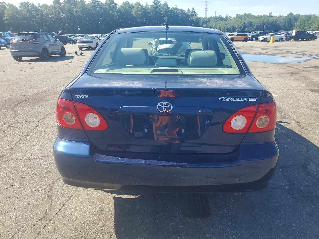 2007 Toyota Corolla Ce Blue vin: 2T1BR32E07C824668
