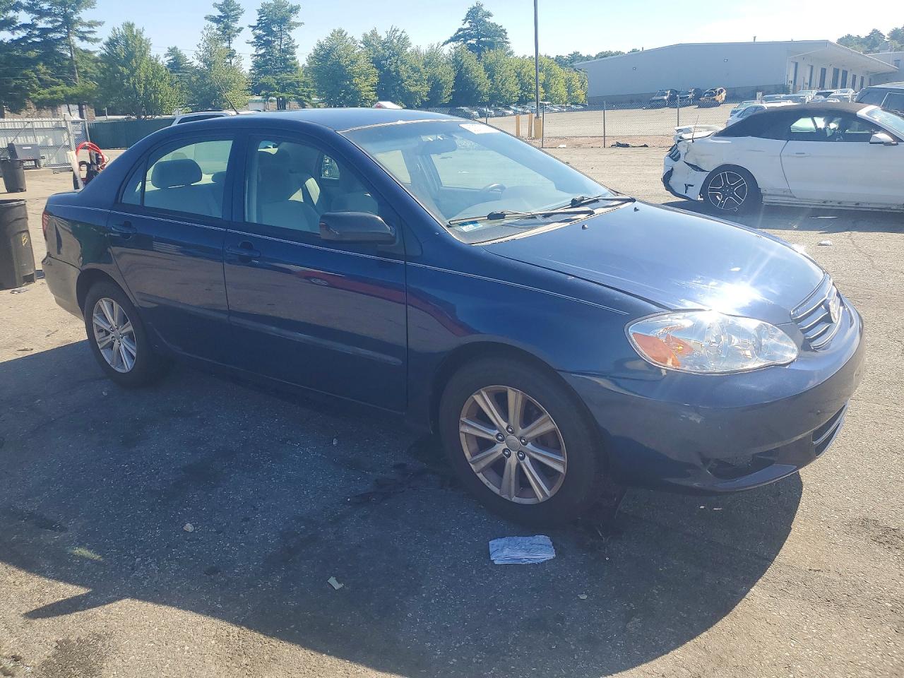 2007 Toyota Corolla Ce Blue vin: 2T1BR32E07C824668
