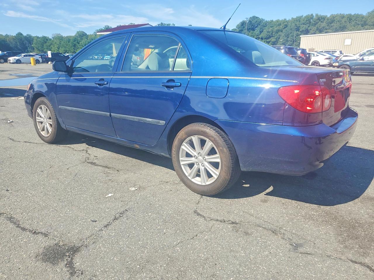 2007 Toyota Corolla Ce Blue vin: 2T1BR32E07C824668