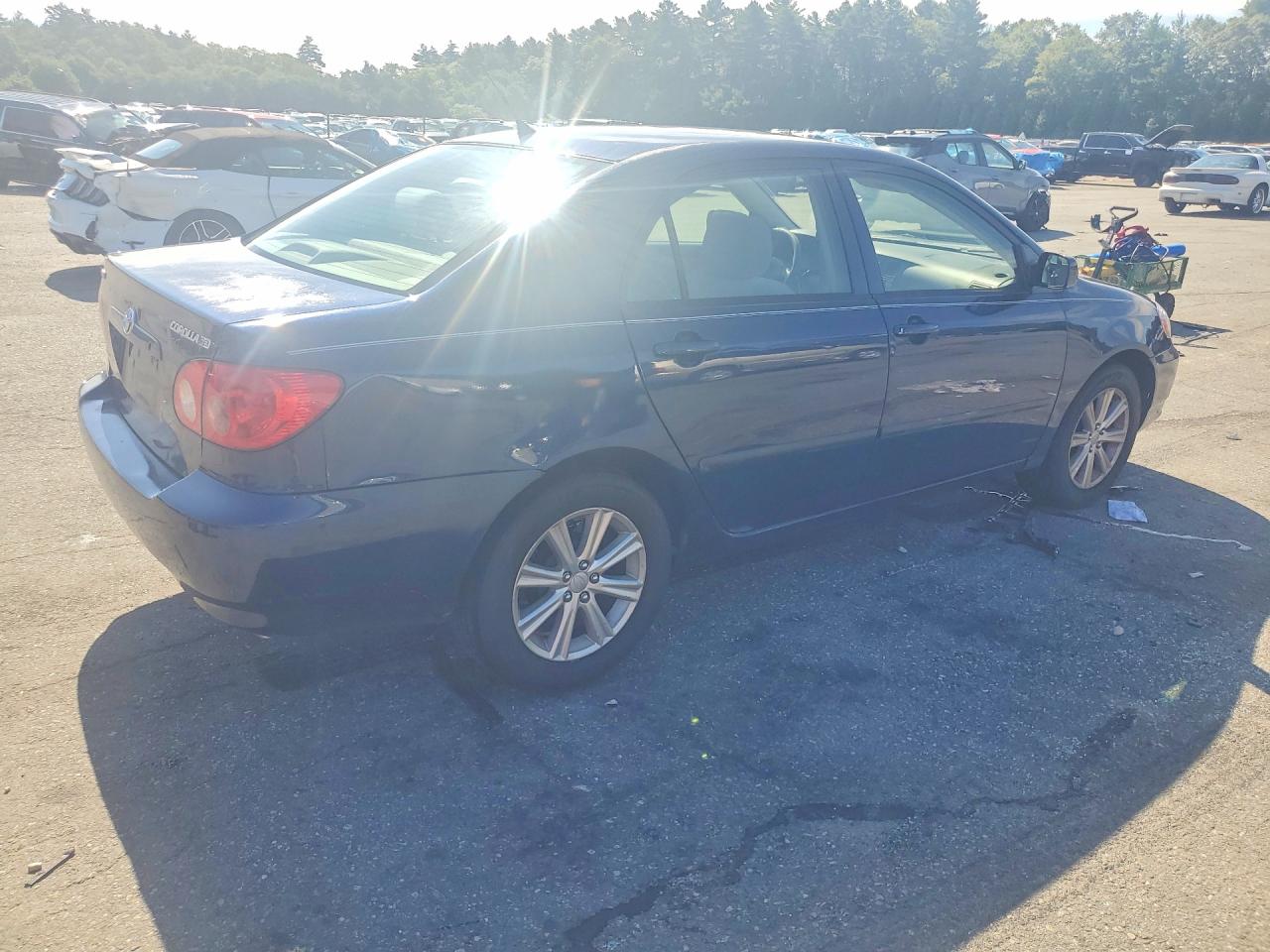 2007 Toyota Corolla Ce Blue vin: 2T1BR32E07C824668
