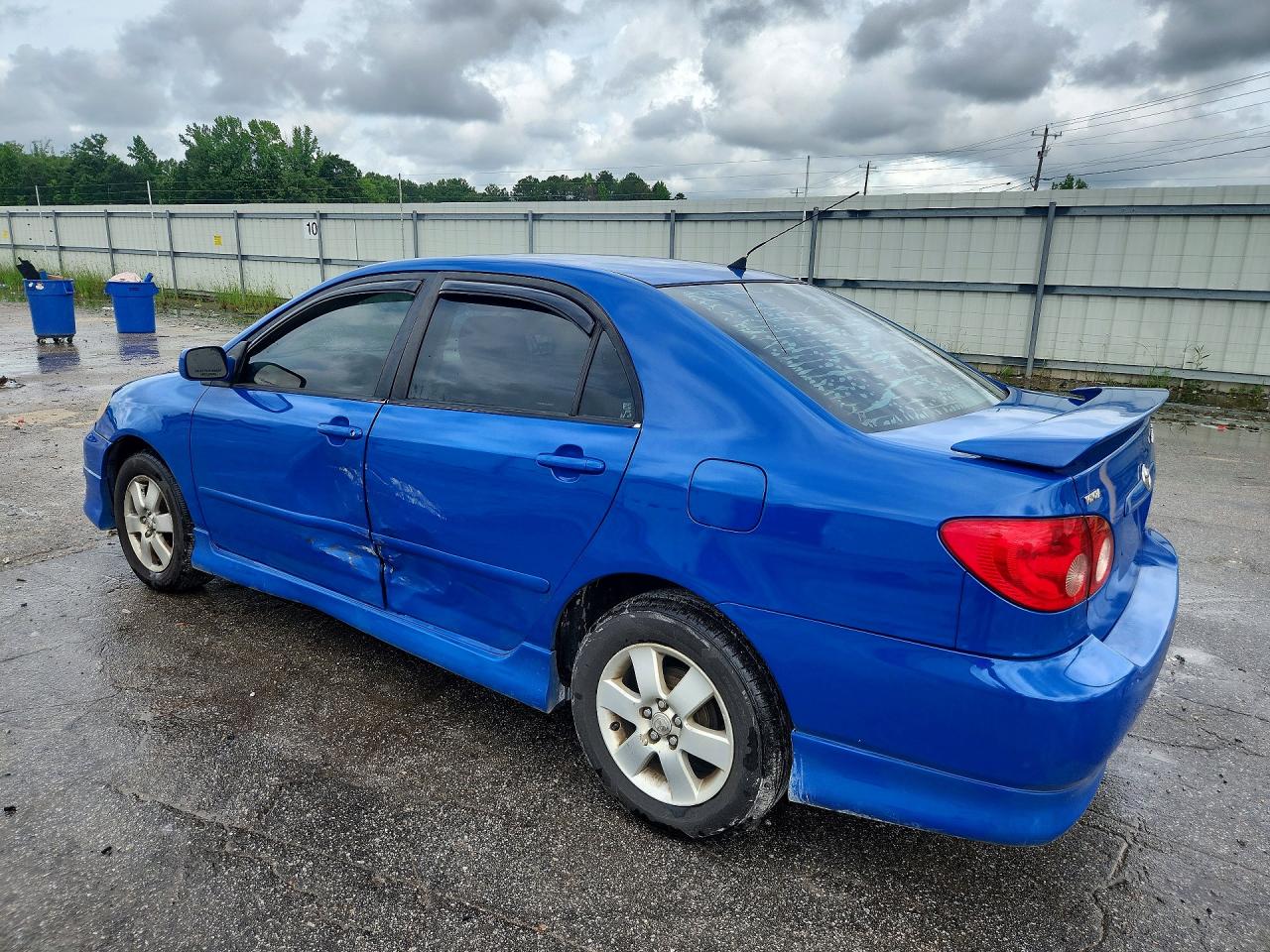 2007 Toyota Corolla S Blue vin: 2T1BR32E07C825450