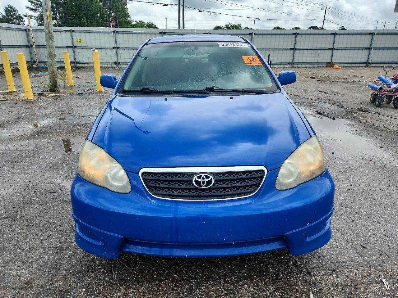 2007 Toyota Corolla S Blue vin: 2T1BR32E07C825450