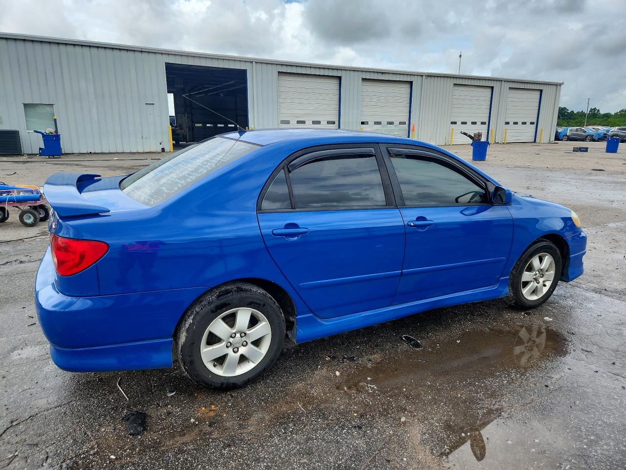 2007 Toyota Corolla S Blue vin: 2T1BR32E07C825450