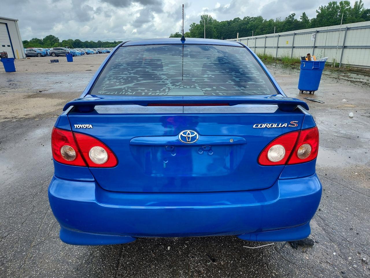 2007 Toyota Corolla S Blue vin: 2T1BR32E07C825450