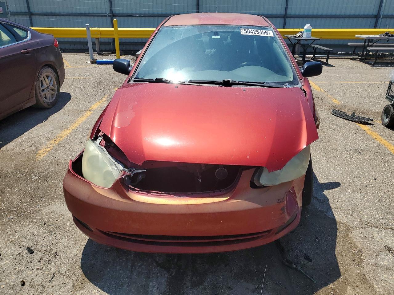 2007 Toyota Corolla Ce Red vin: 2T1BR32E07C849618