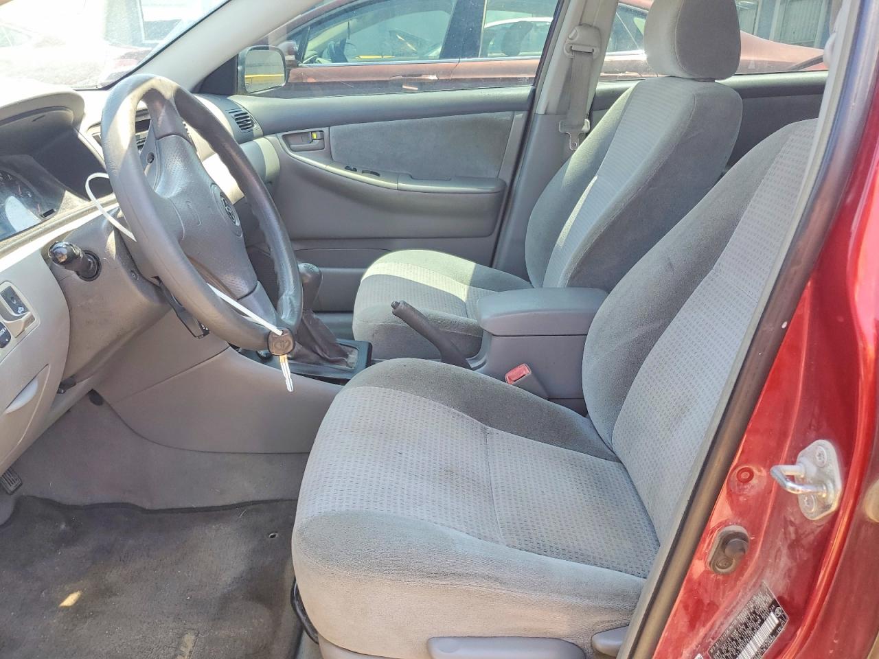 2007 Toyota Corolla Ce Red vin: 2T1BR32E07C849618