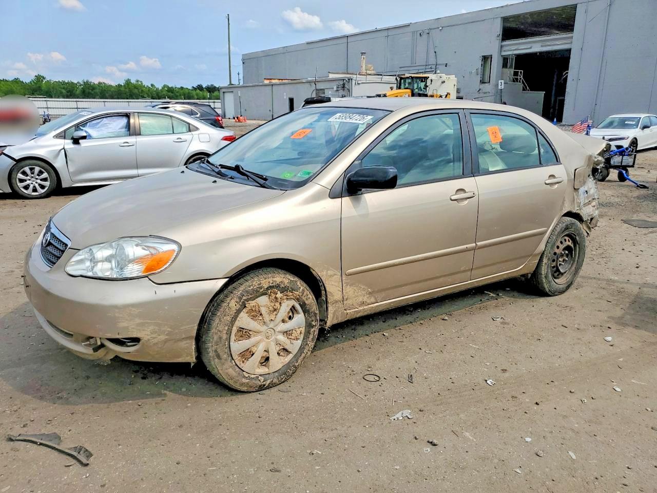 2008 Toyota Corolla Le Бежевый vin: 2T1BR32E08C859597