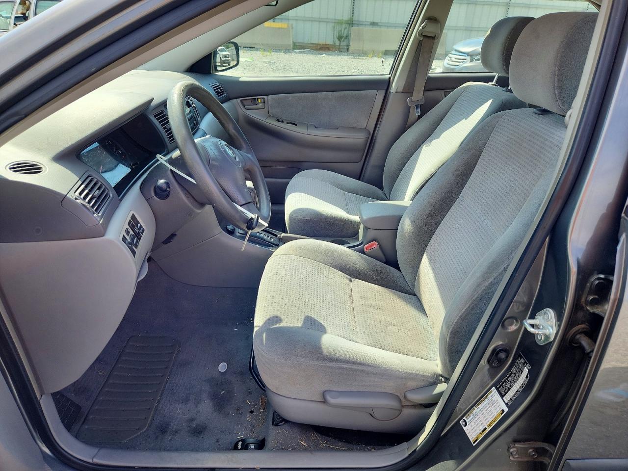 2008 Toyota Corolla Ce Gray vin: 2T1BR32E08C863990