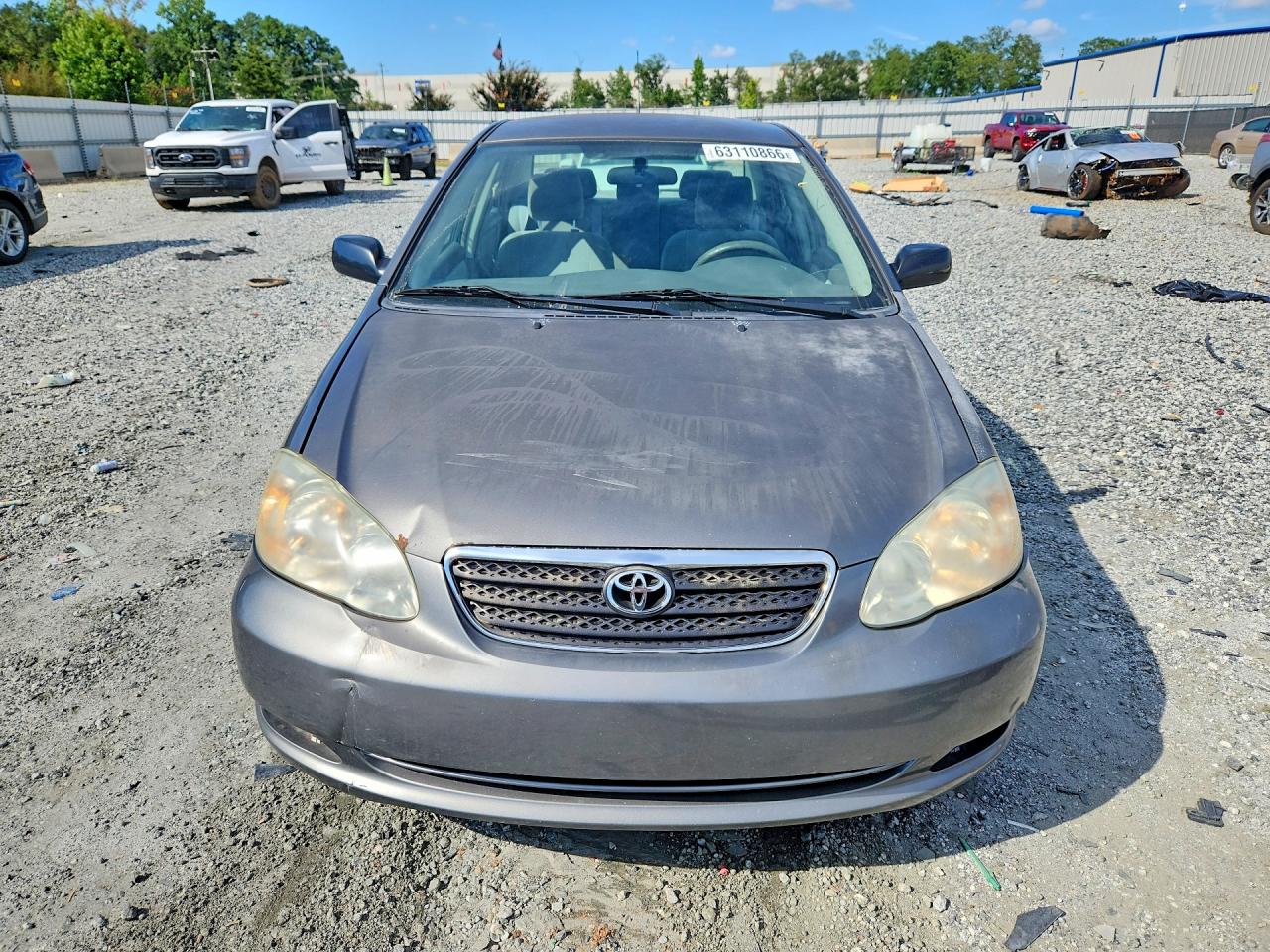 2008 Toyota Corolla Ce Gray vin: 2T1BR32E08C863990