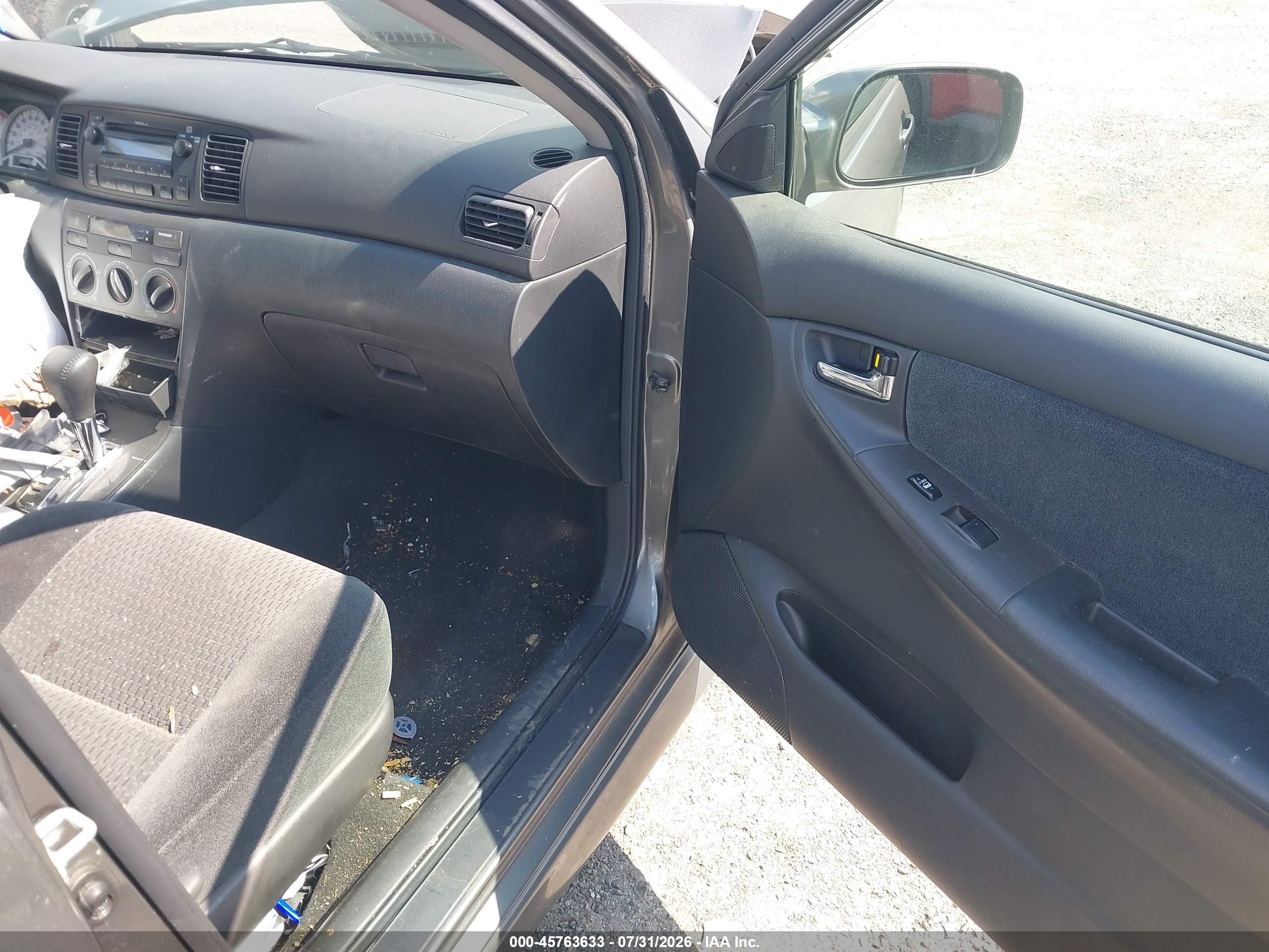 2008 Toyota Corolla S Gray vin: 2T1BR32E08C873127