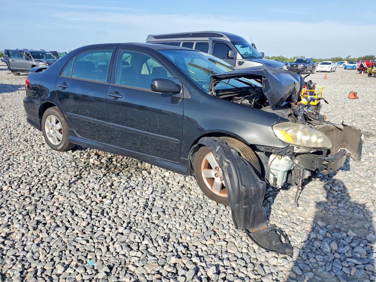 2008 Toyota Corolla S Black vin: 2T1BR32E08C887674
