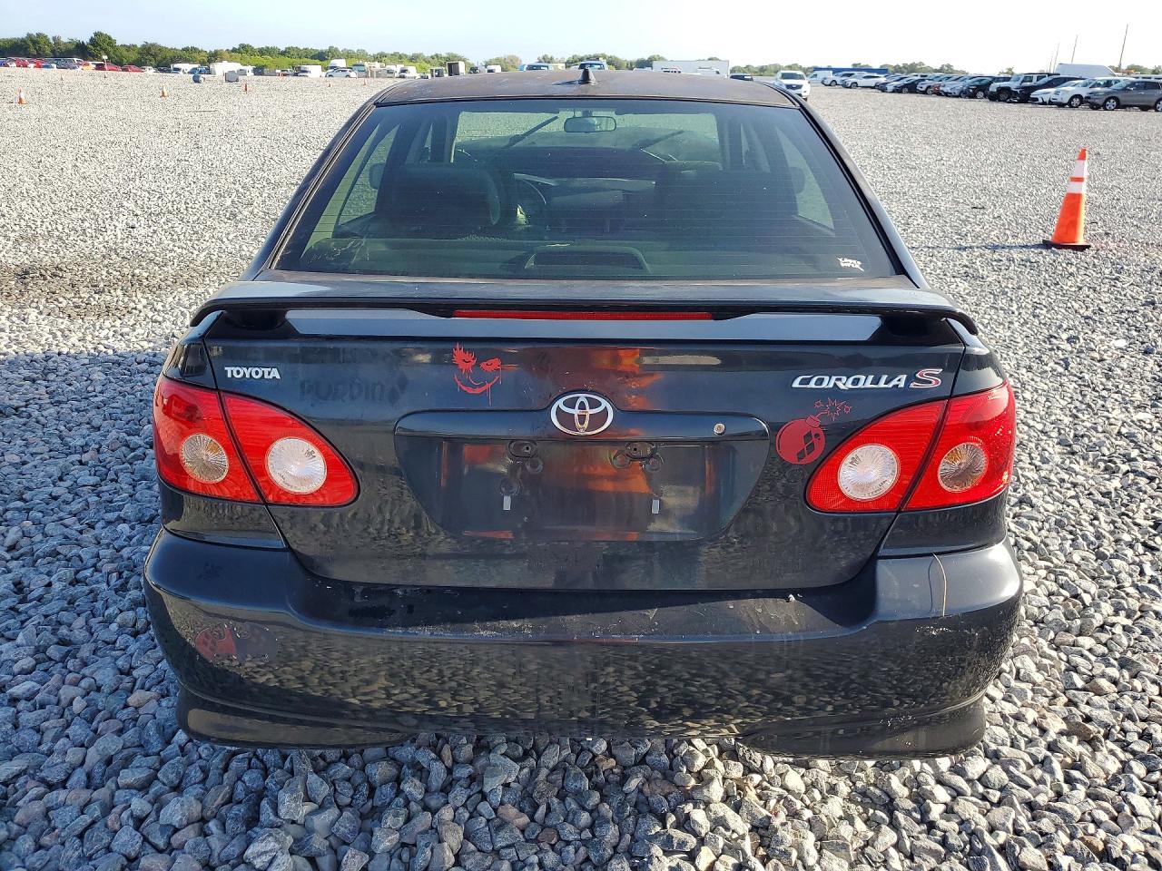 2008 Toyota Corolla S Black vin: 2T1BR32E08C887674