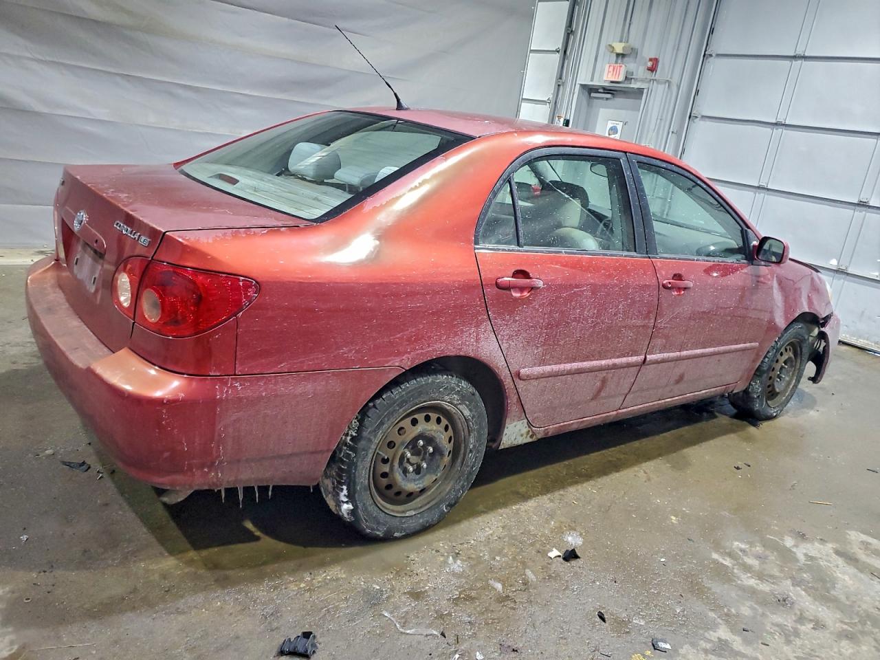 2008 Toyota Corolla Le Красный vin: 2T1BR32E08C901931