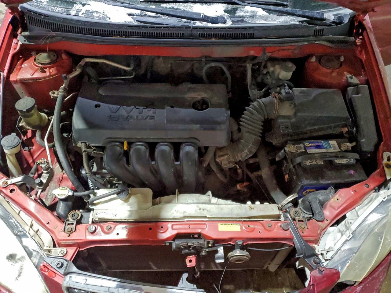 2008 Toyota Corolla Le Красный vin: 2T1BR32E08C901931