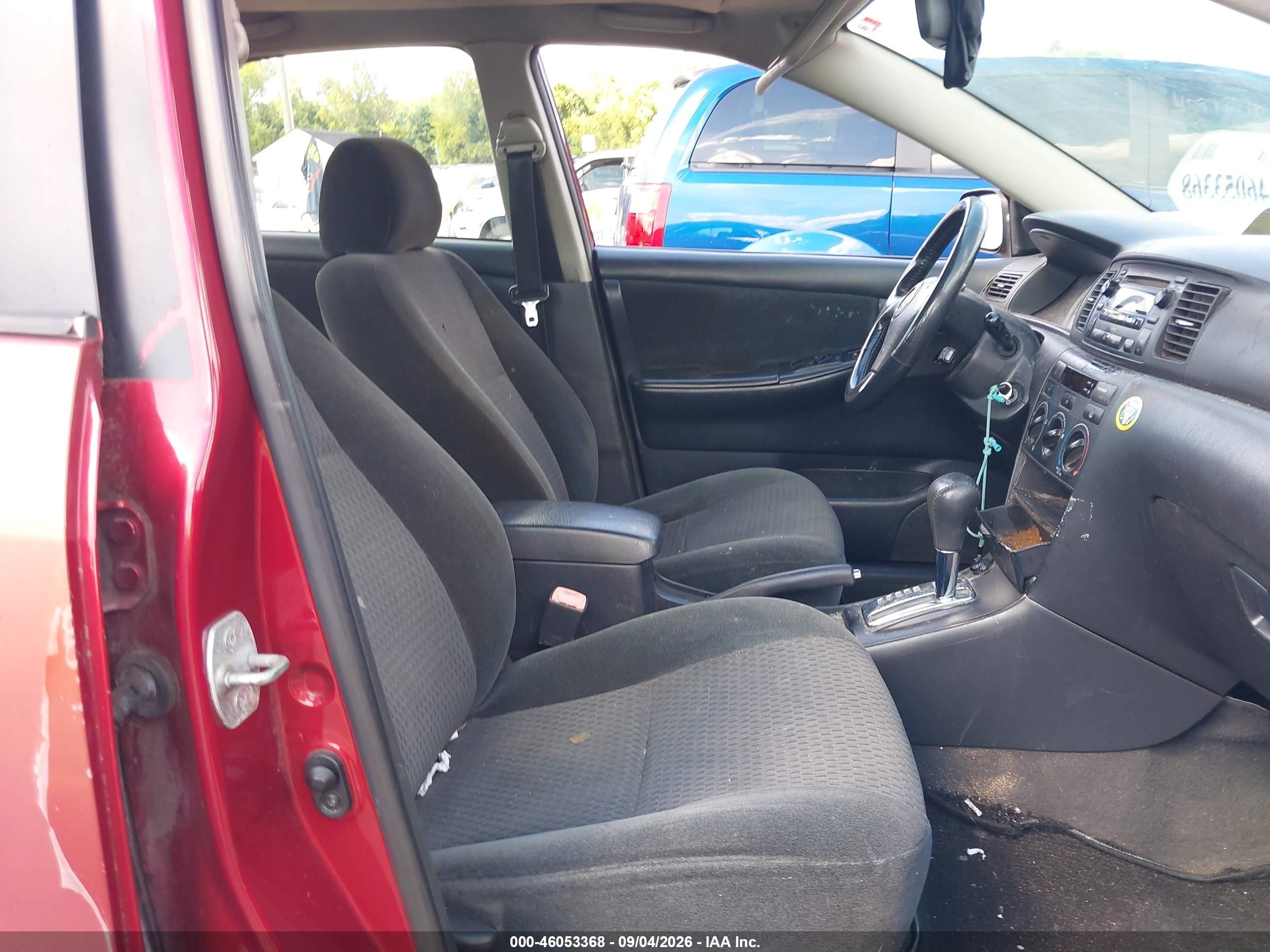 2008 Toyota Corolla S Red vin: 2T1BR32E08C904828