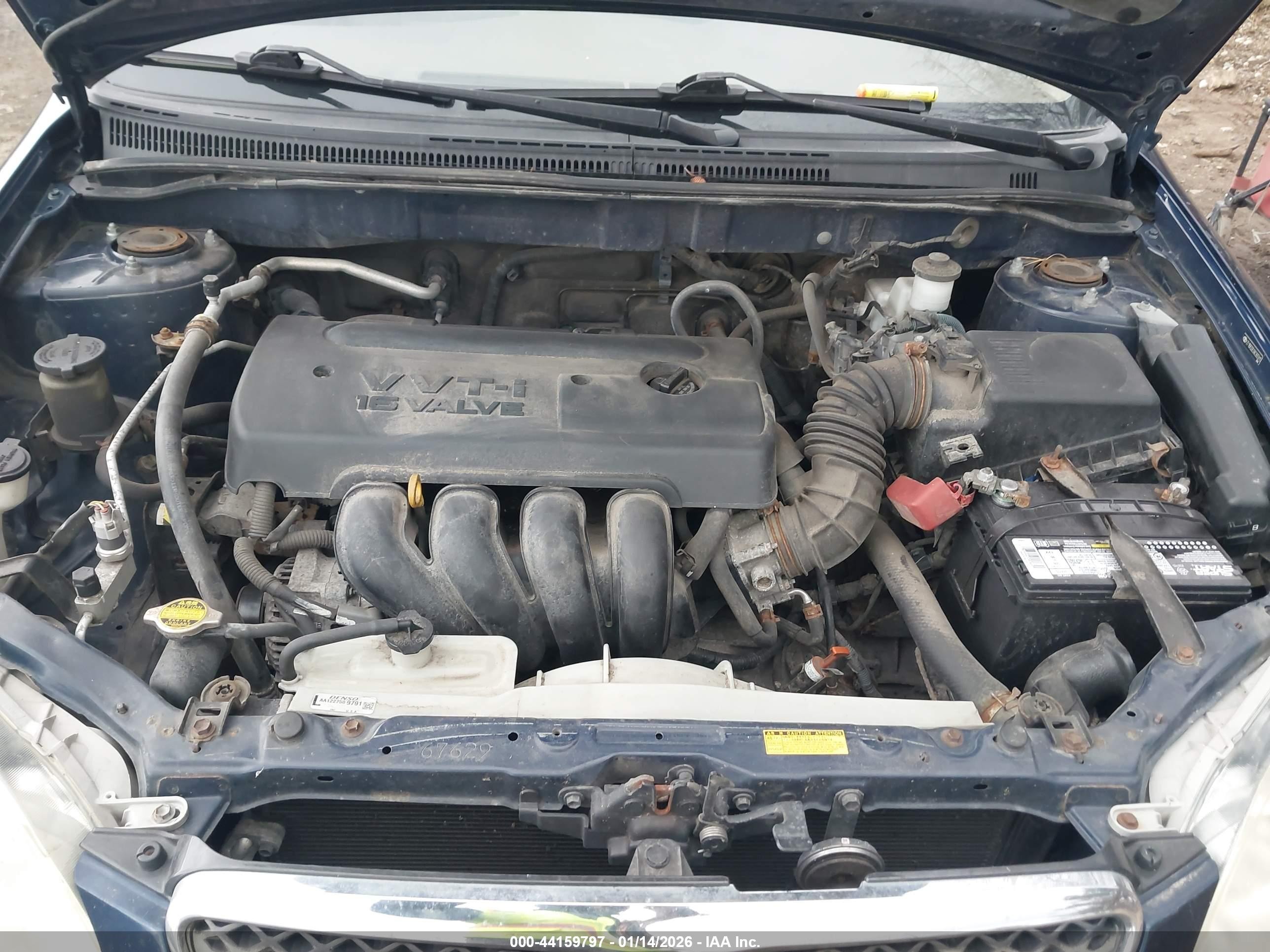 2008 Toyota Corolla Ce Navy vin: 2T1BR32E08C905915