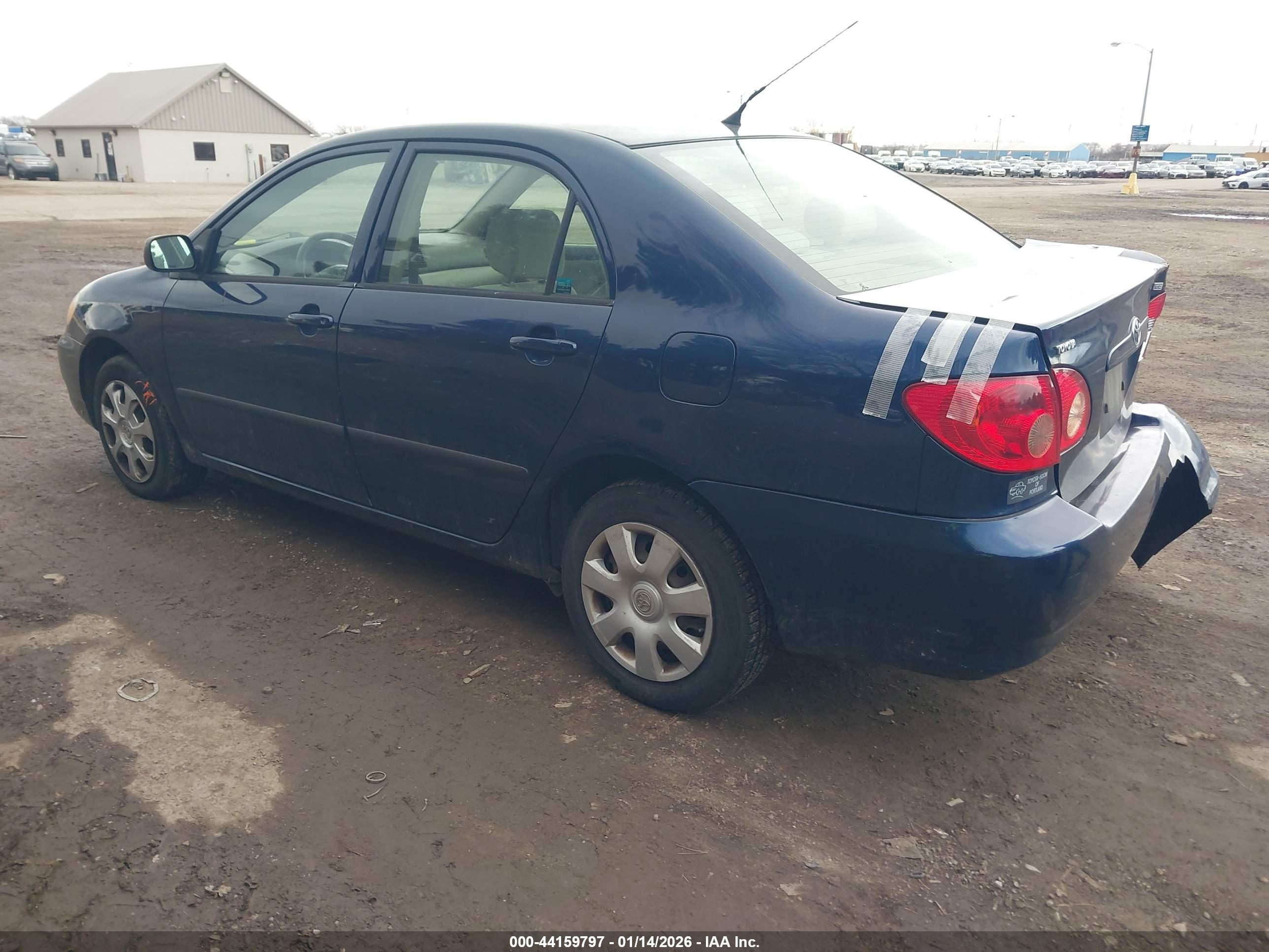 2008 Toyota Corolla Ce Navy vin: 2T1BR32E08C905915