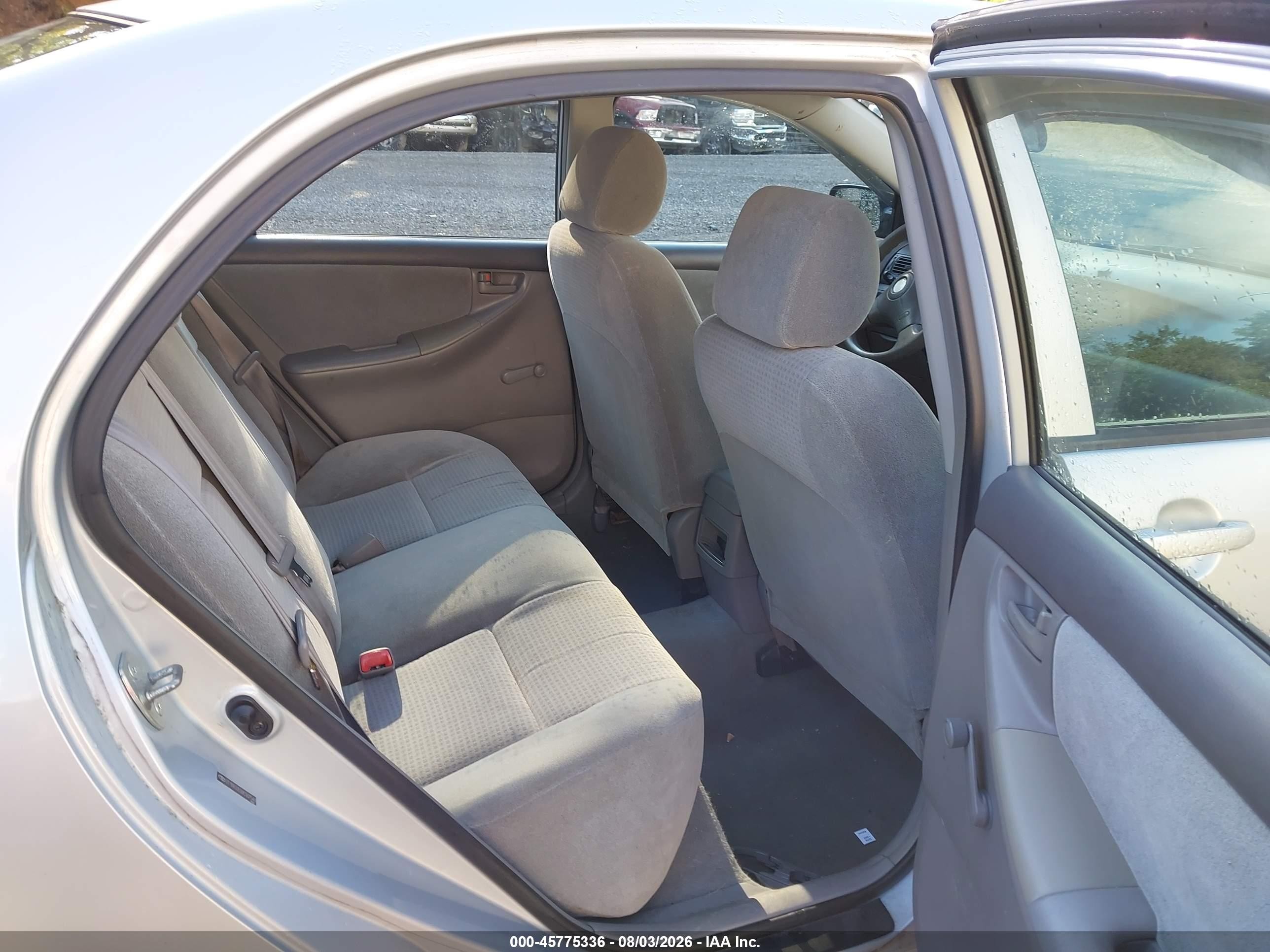 2008 Toyota Corolla Ce Gray vin: 2T1BR32E08C907549