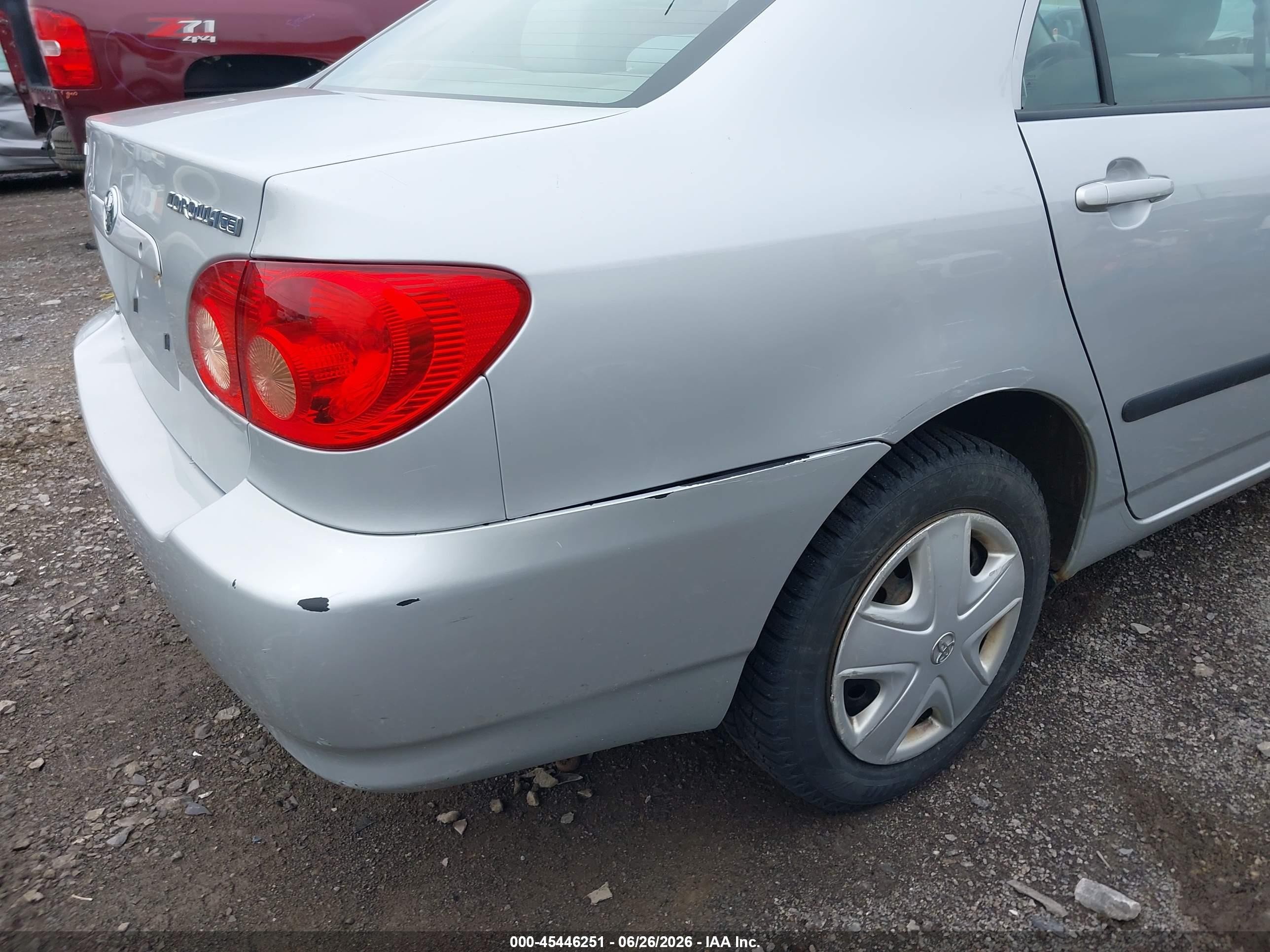 2008 Toyota Corolla Ce Silver vin: 2T1BR32E08C933973