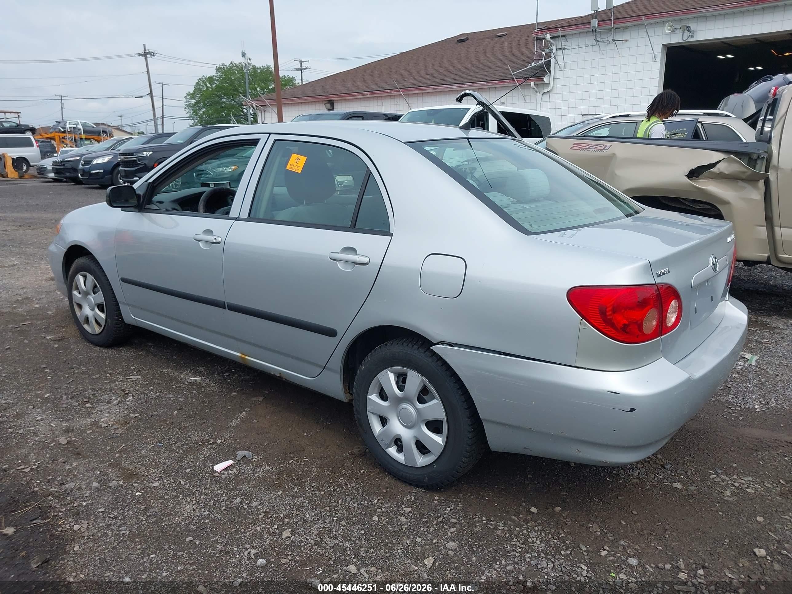 2008 Toyota Corolla Ce Silver vin: 2T1BR32E08C933973