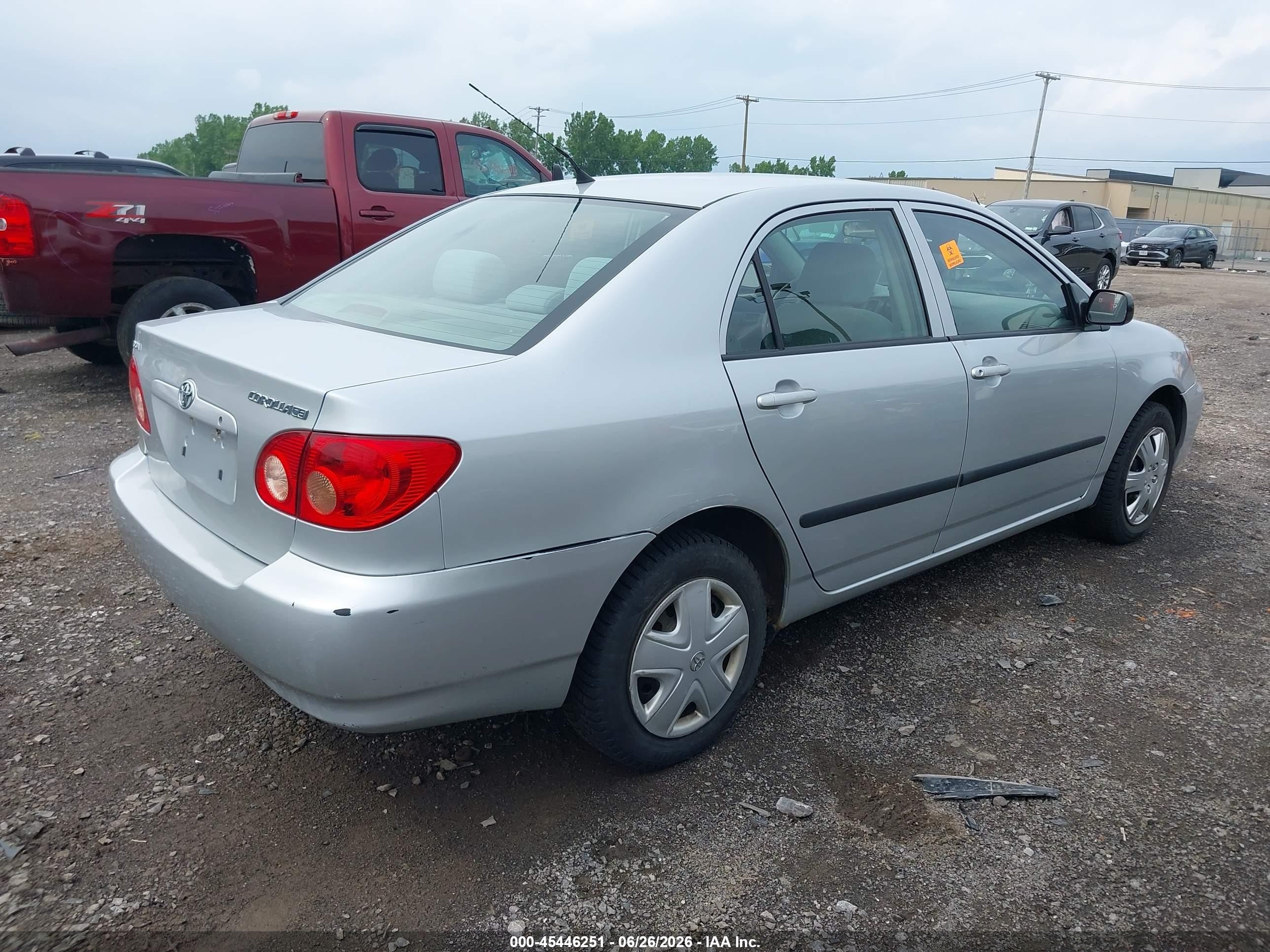 2008 Toyota Corolla Ce Silver vin: 2T1BR32E08C933973