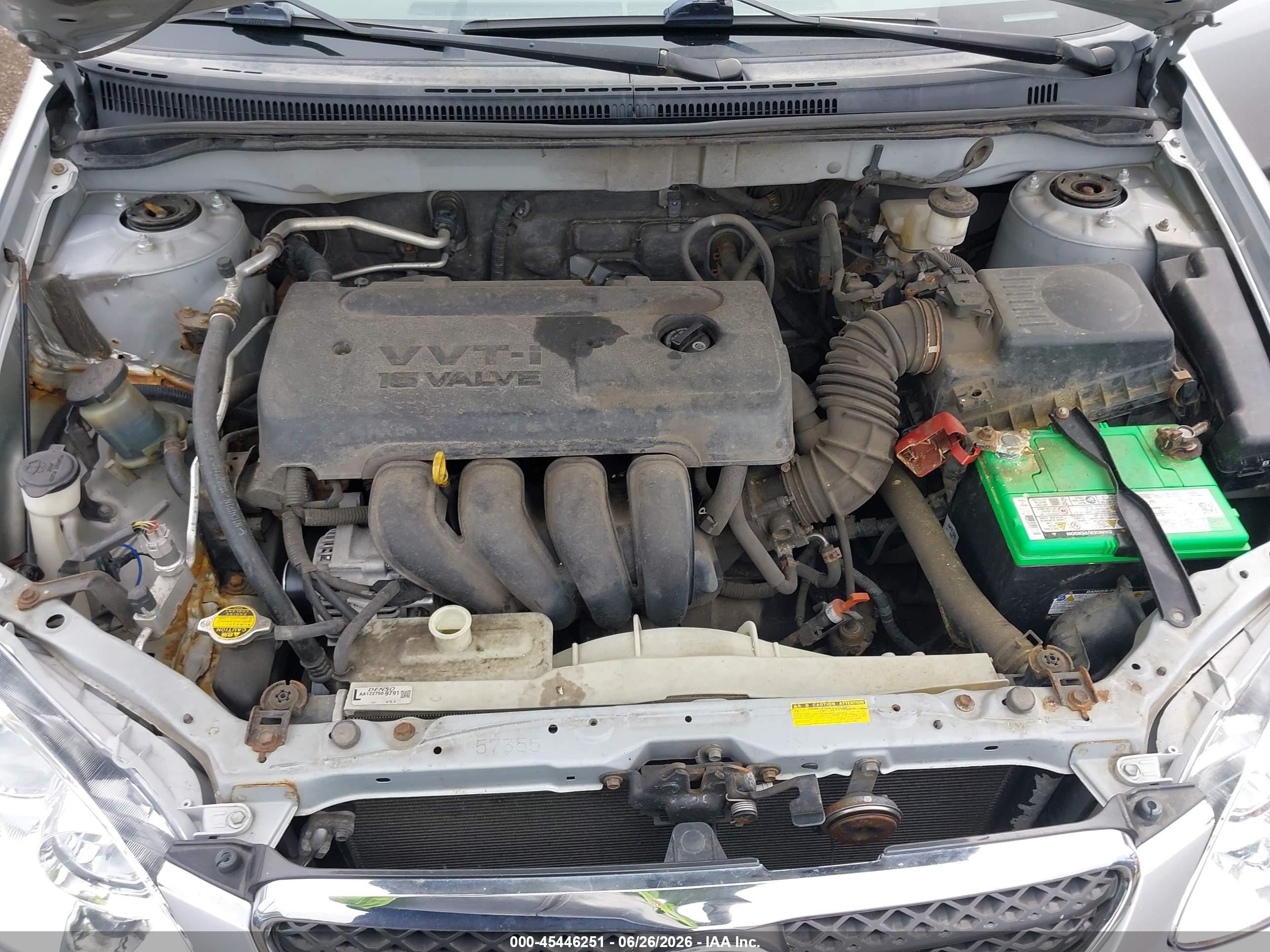 2008 Toyota Corolla Ce Silver vin: 2T1BR32E08C933973