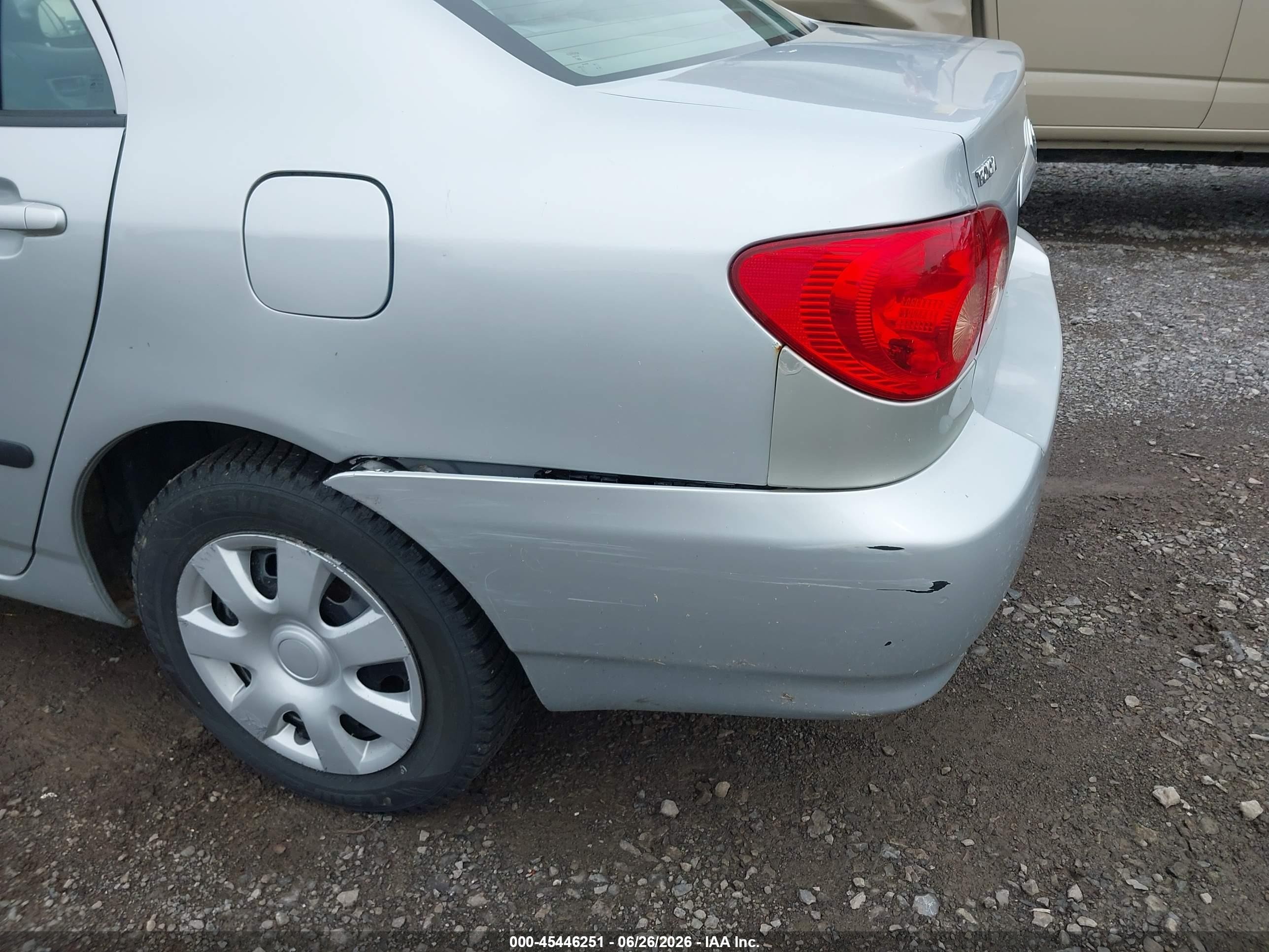 2008 Toyota Corolla Ce Silver vin: 2T1BR32E08C933973