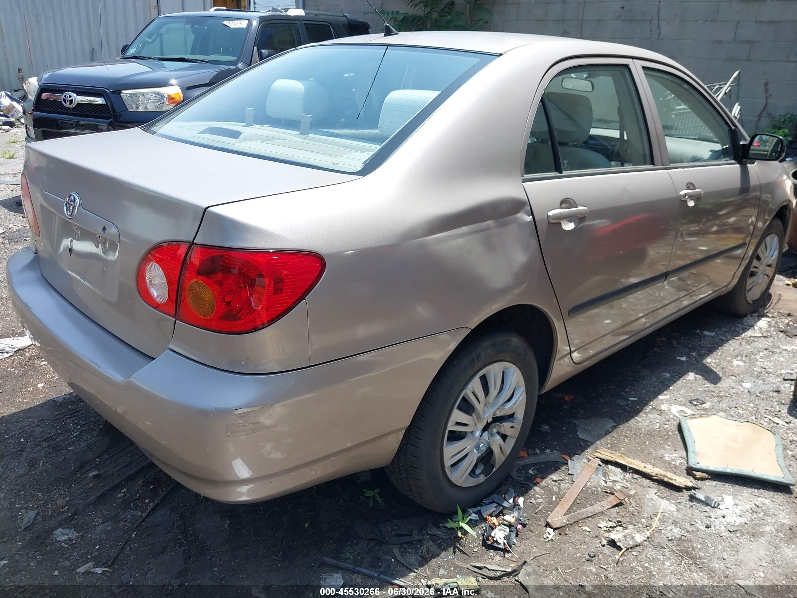 2003 Toyota Corolla Ce Beige vin: 2T1BR32E13C018204
