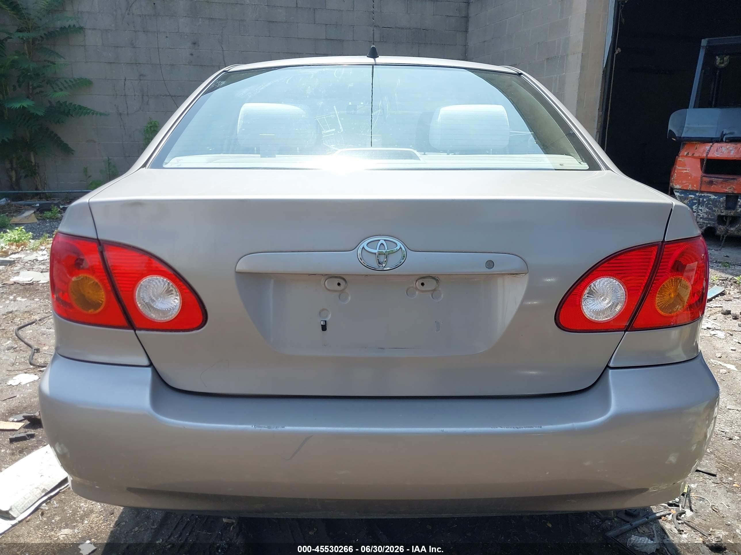 2003 Toyota Corolla Ce Beige vin: 2T1BR32E13C018204